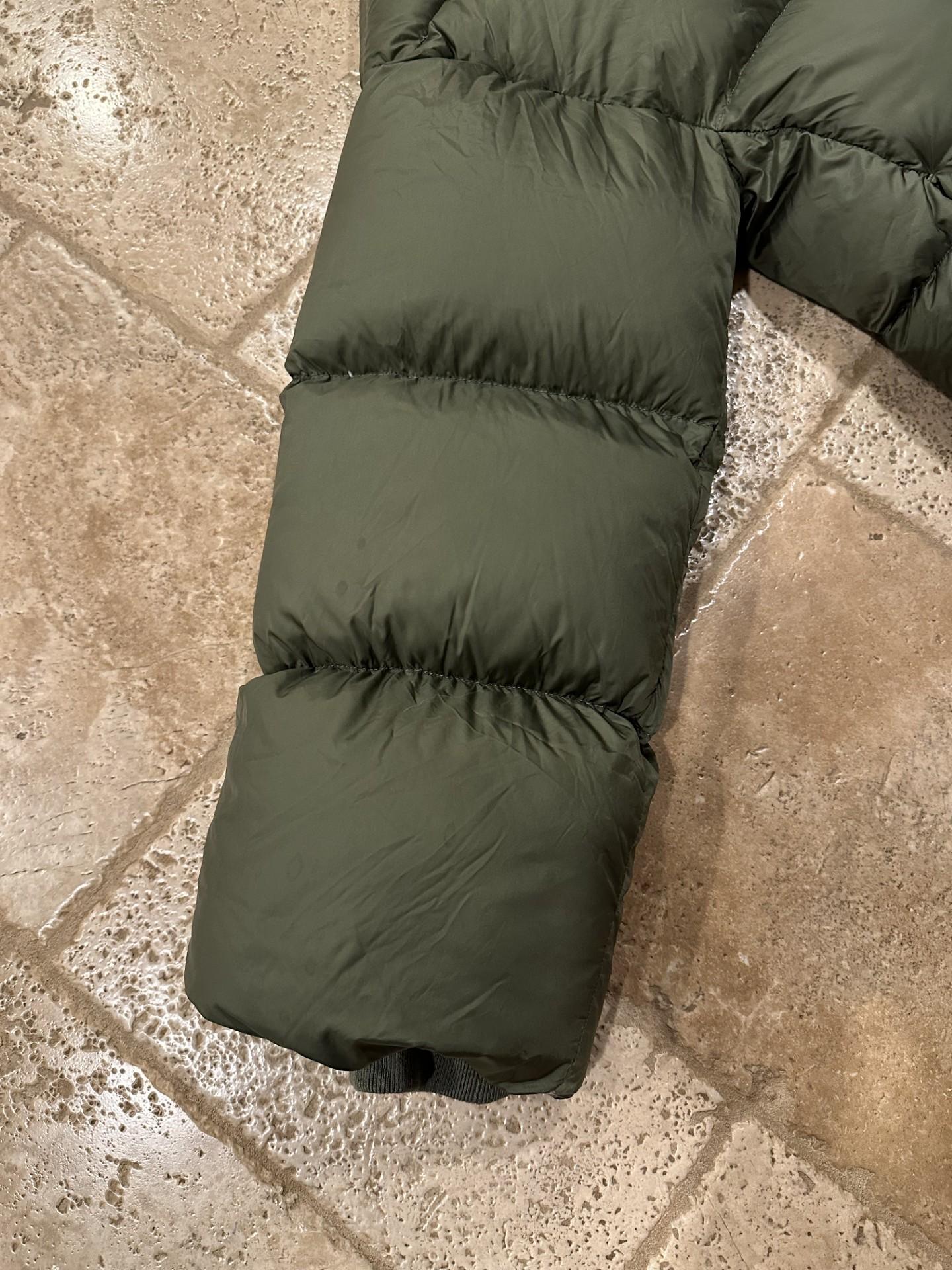Rick Owens FW22 Oversized Flight Puffer Green Down Jacket For Sale 4
