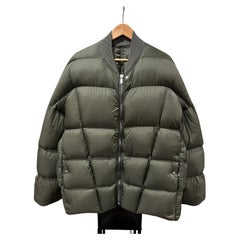 Rick Owens FW22 Oversized Flight Puffer Green Down Jacket