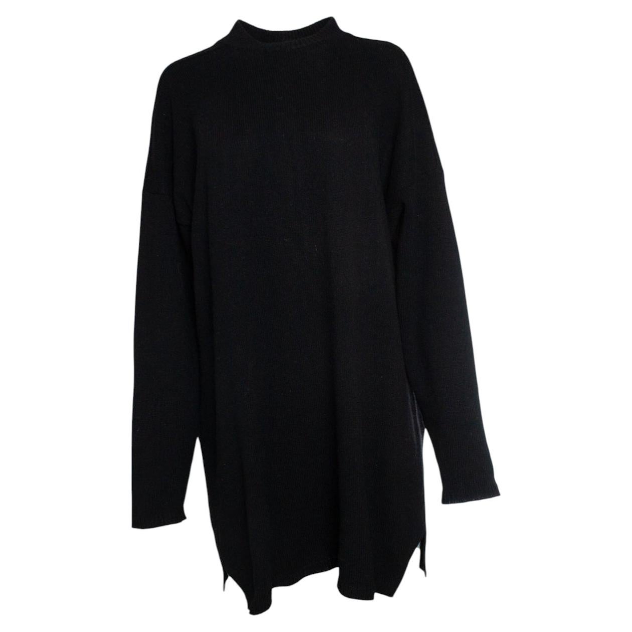 Rick Owens, Gethsemane FW21 black wool sweater
