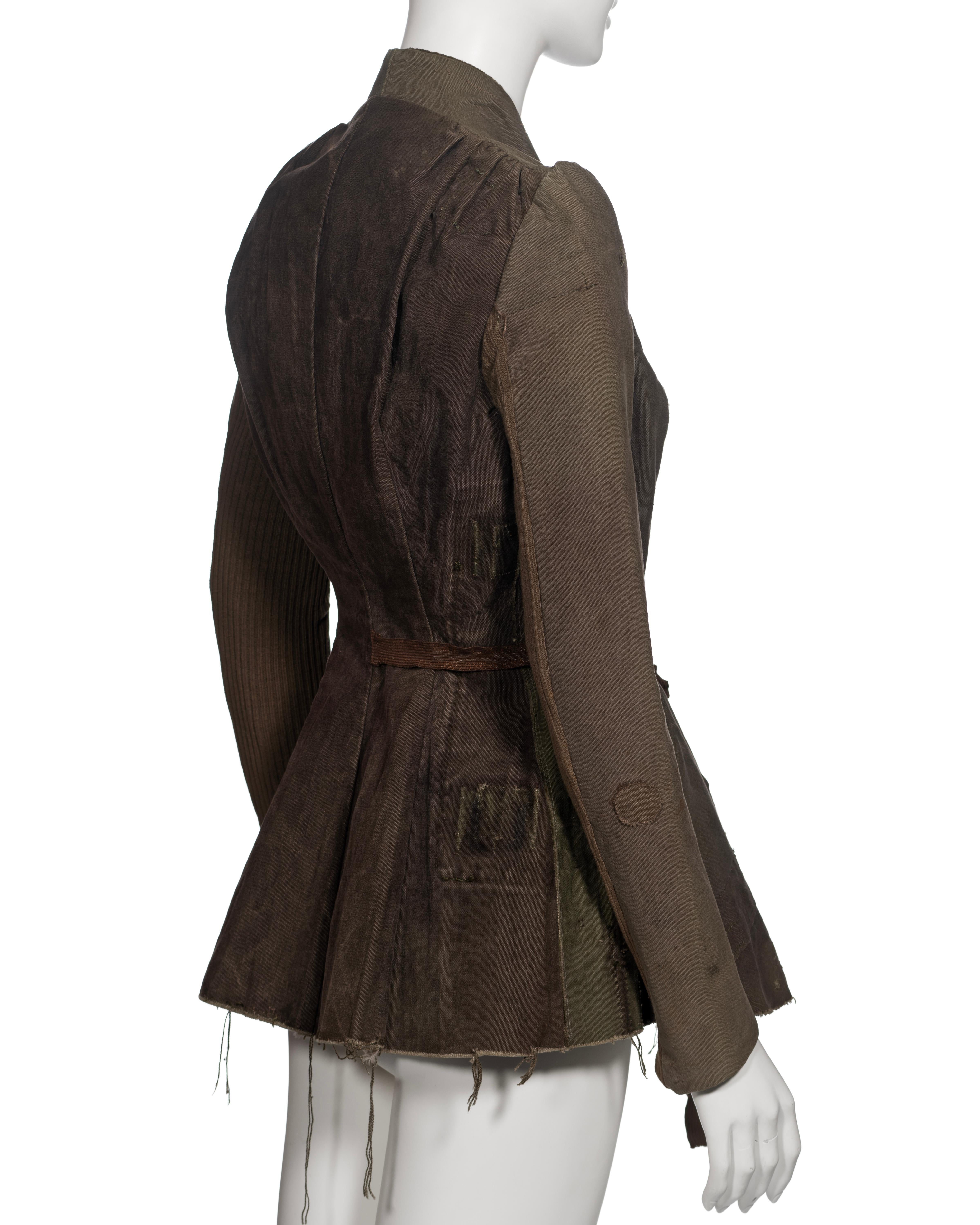 Rick Owens Jacket Made From Deconstructed Military Surplus Bags, c. 1998 6