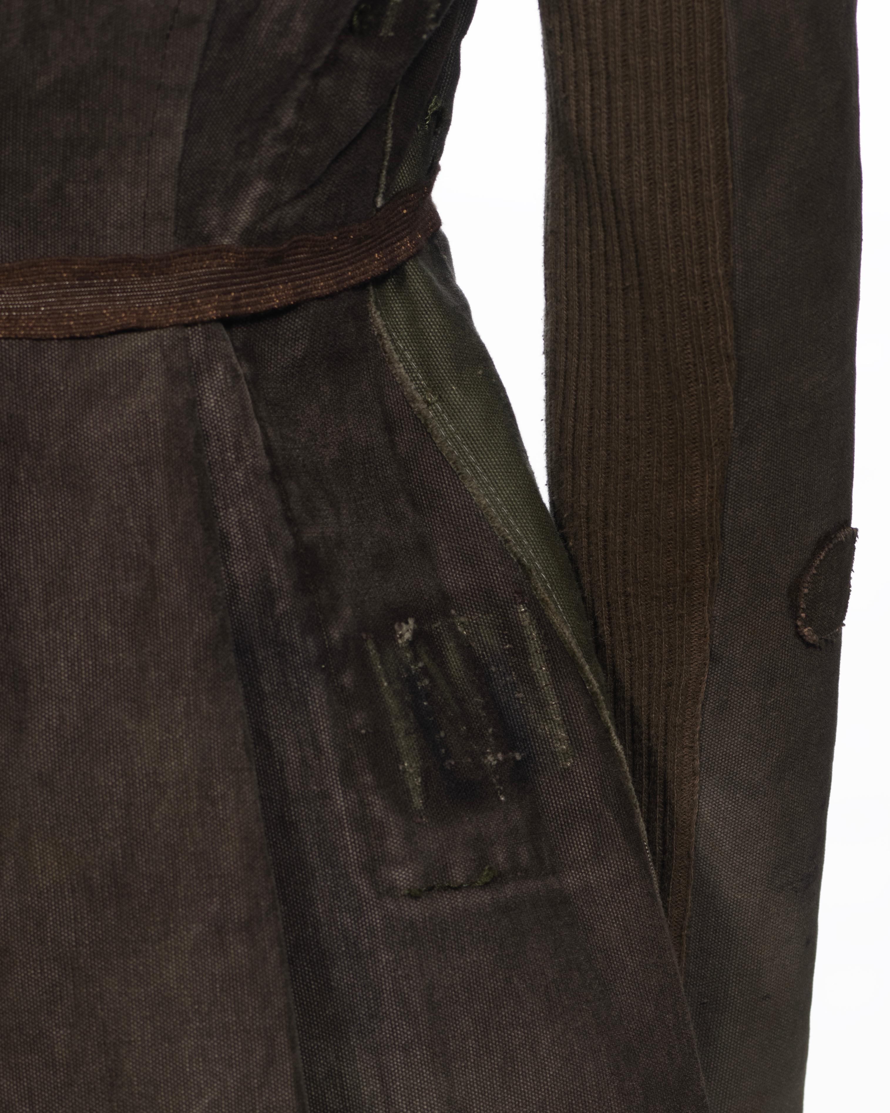 Veste de Rick Owens fabriquée à partir de sacs militaires déclassés, vers 1998 9