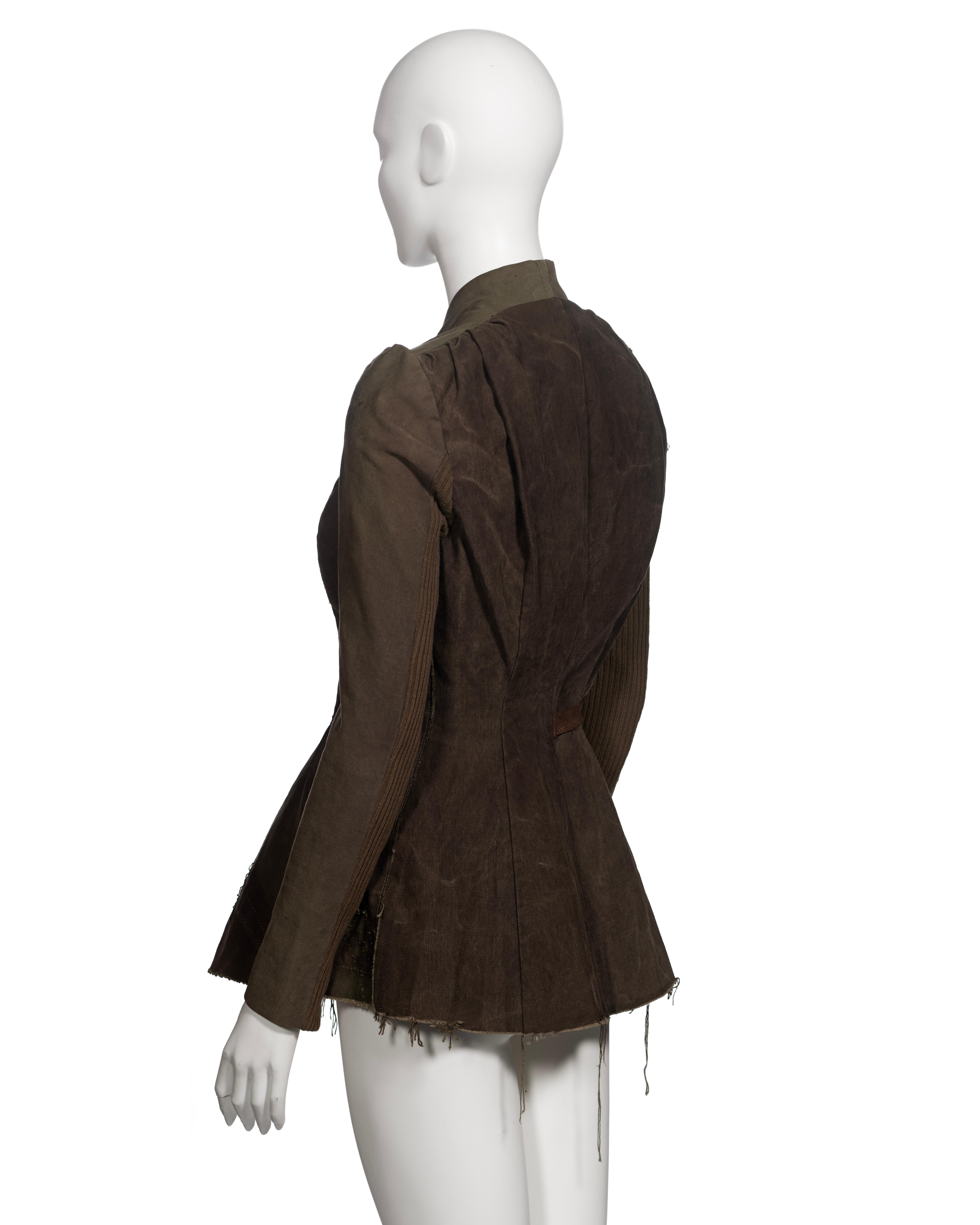 Rick Owens Jacket Made From Deconstructed Military Surplus Bags, c. 1998 10