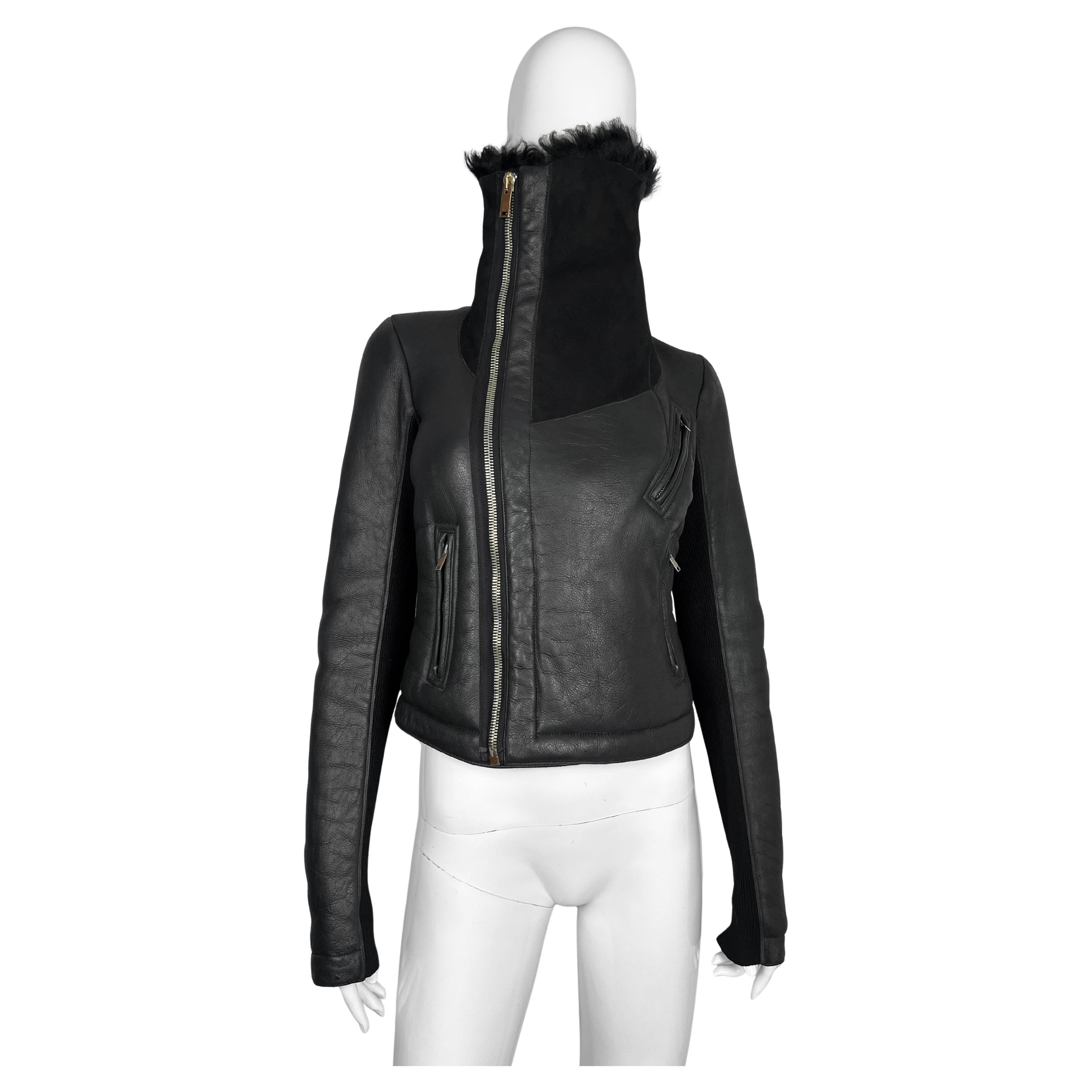 Rick Owens lamb fur shearling jacket im Angebot