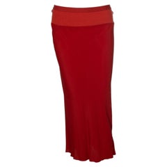 Rick Owens, Larry FW19 red midi skirt