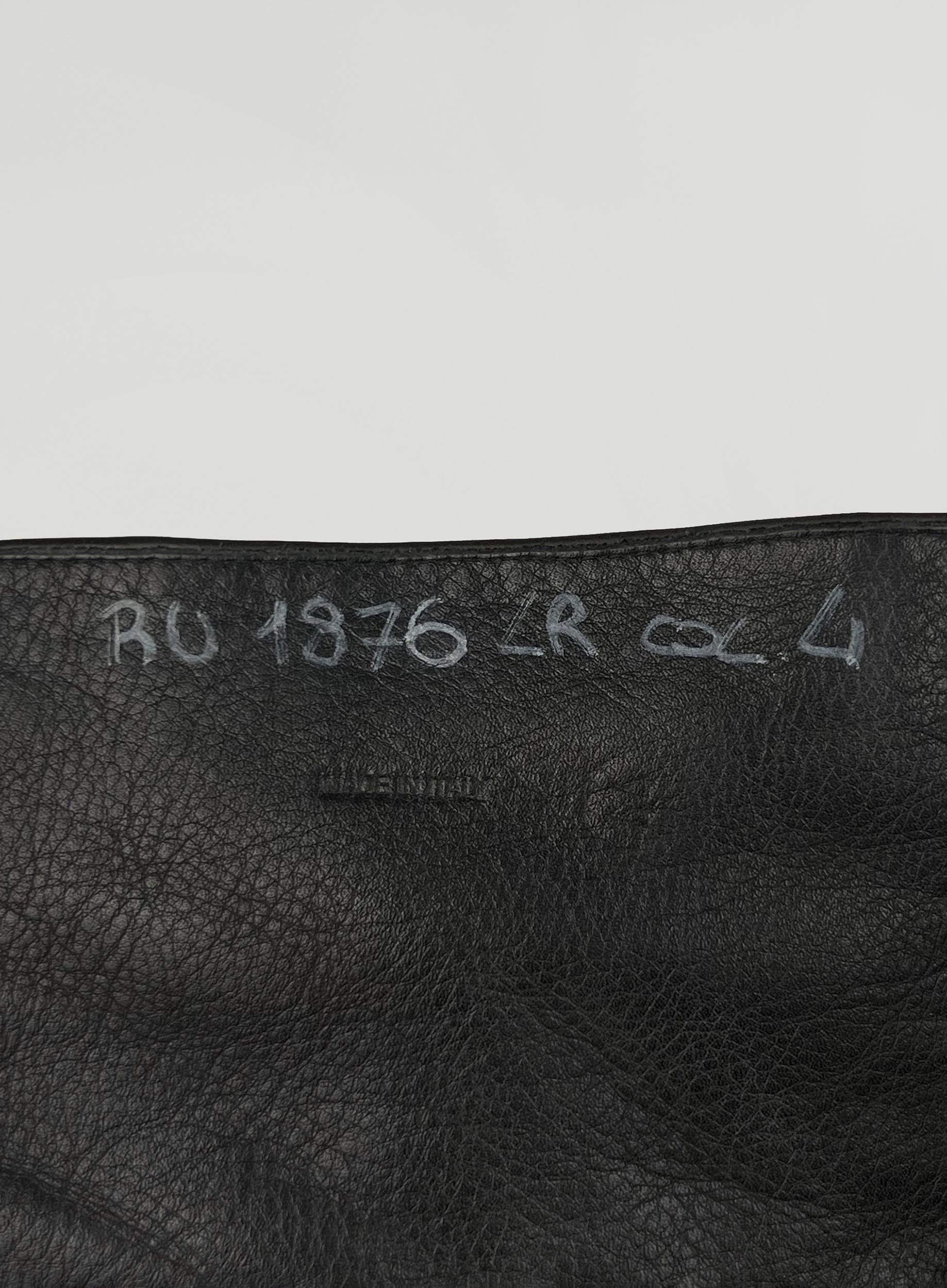 Rick Owens leather basket creepers with staples For Sale 7