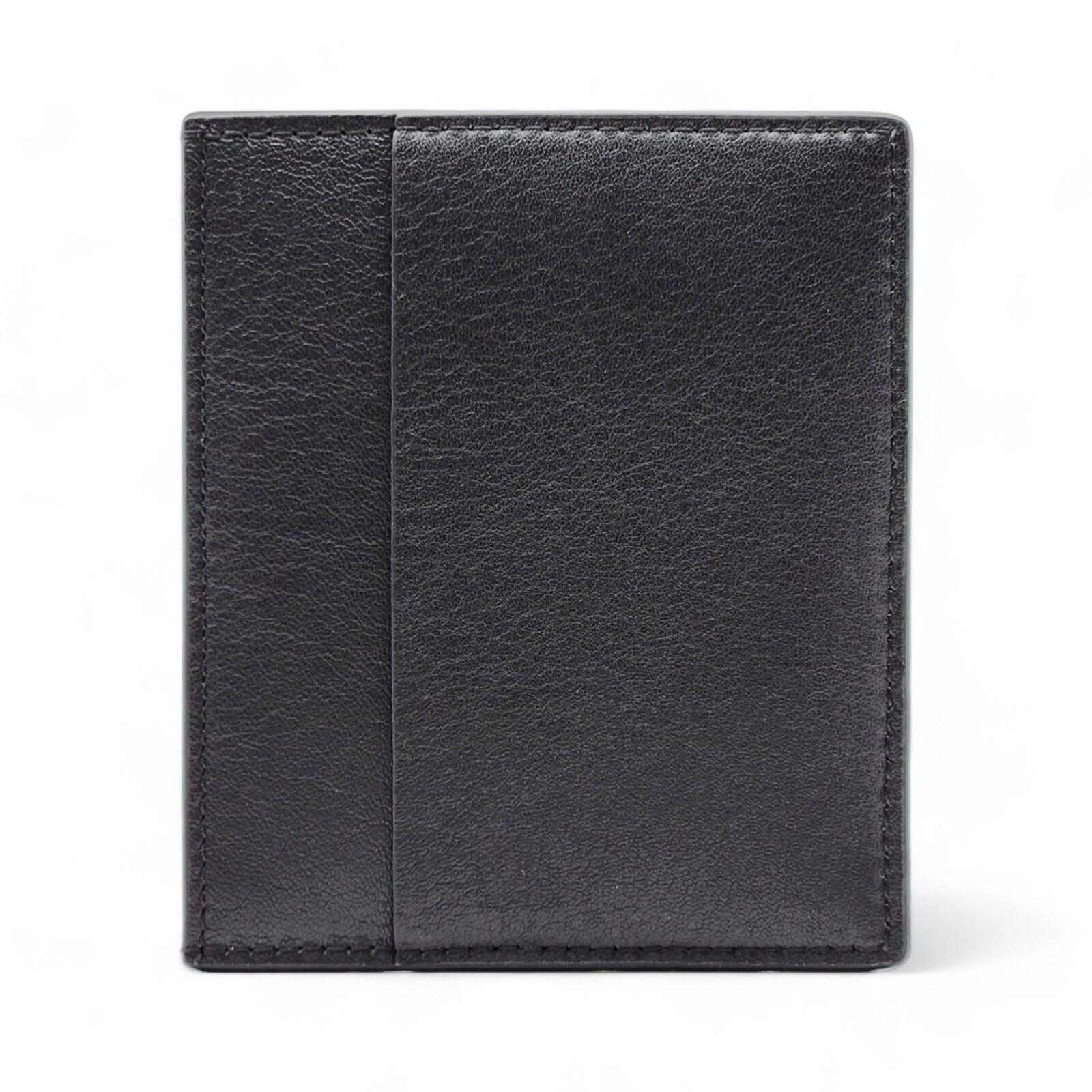 Rick Owens Logo Stamp Cardholder Leather Wallet in Black

Additional information:
Material: Leather
Highlights: Black, calf leather, grained texture, logo stamp to the front, card slots, note compartment, leather lining 
Color: Black
Country: Italy