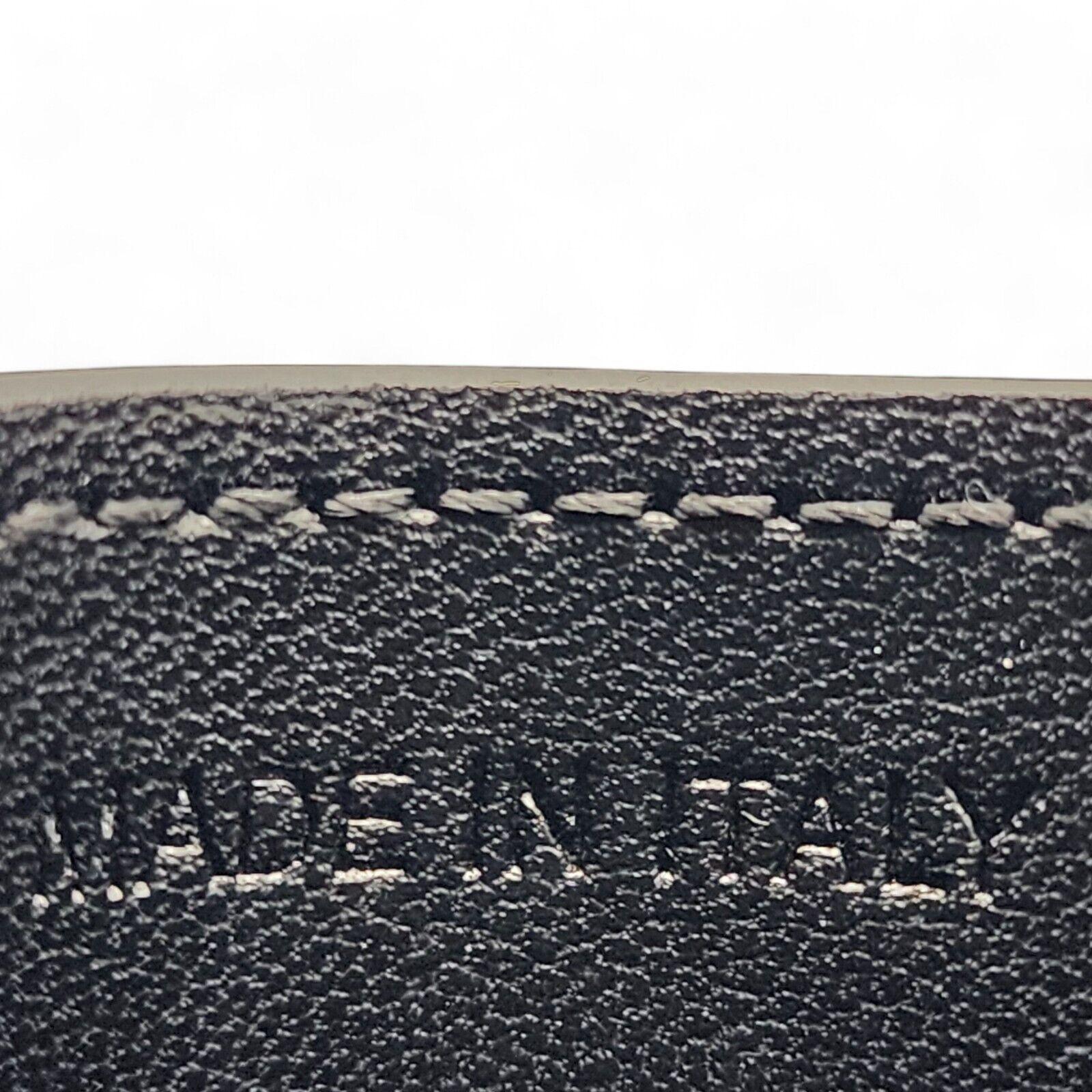 Men's Rick Owens Logo Stamp Cardholder Leather Wallet in Black For Sale
