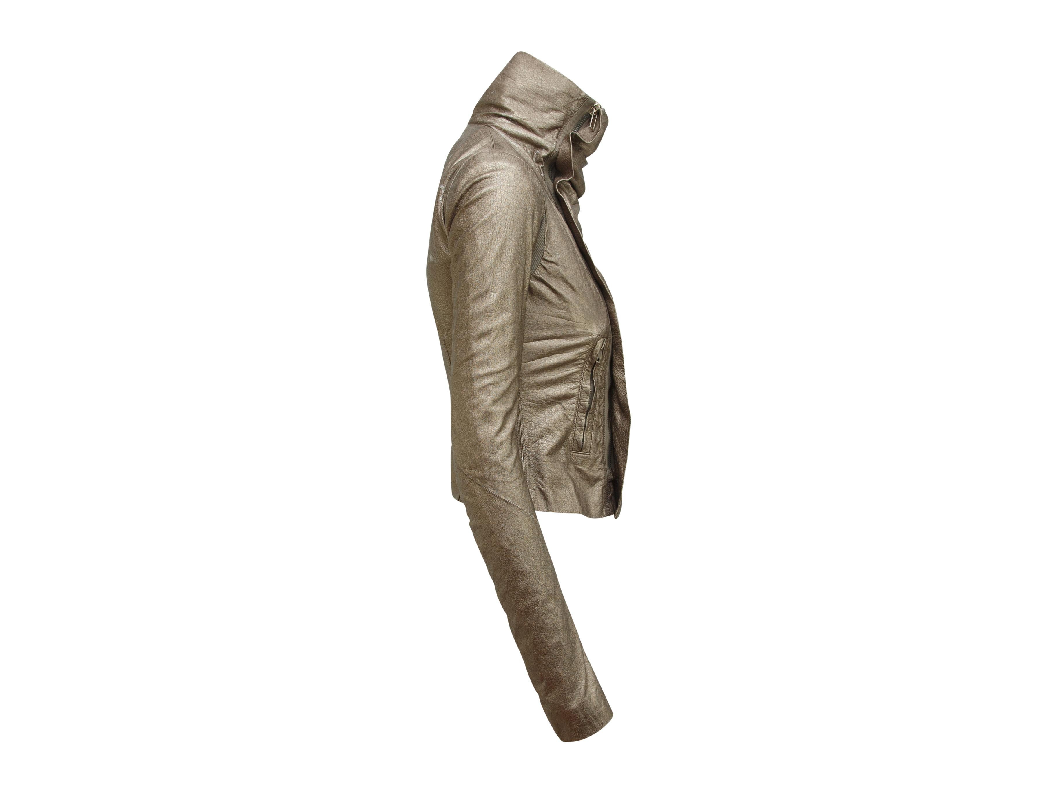 metallic rick owens