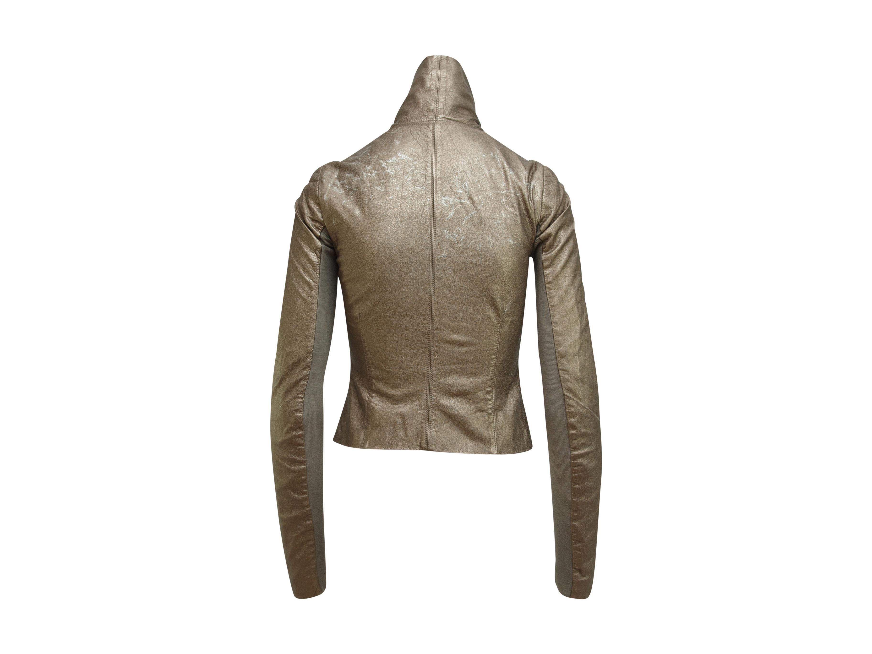 metallic gold jacket women's