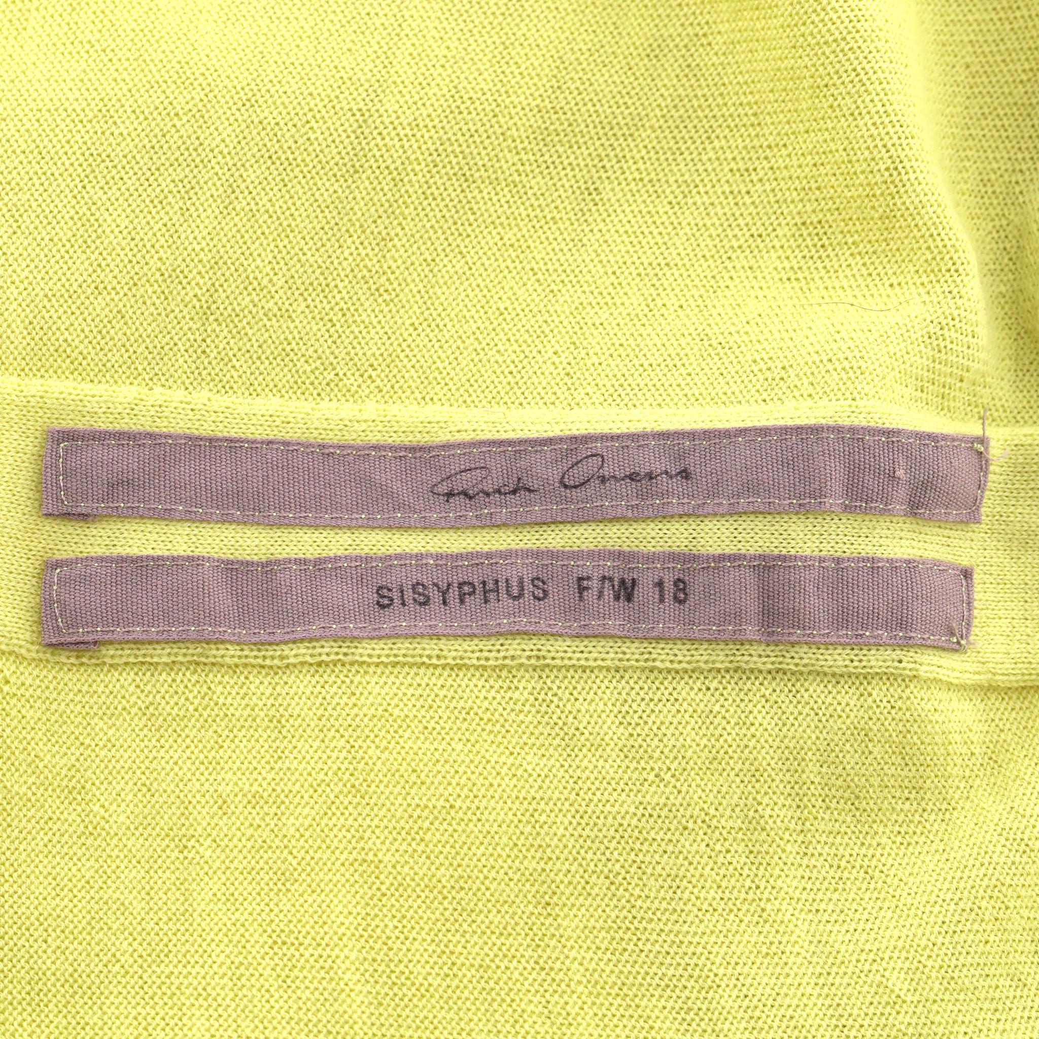 Jersey de lana con cuello mao Rick Owens en venta 1