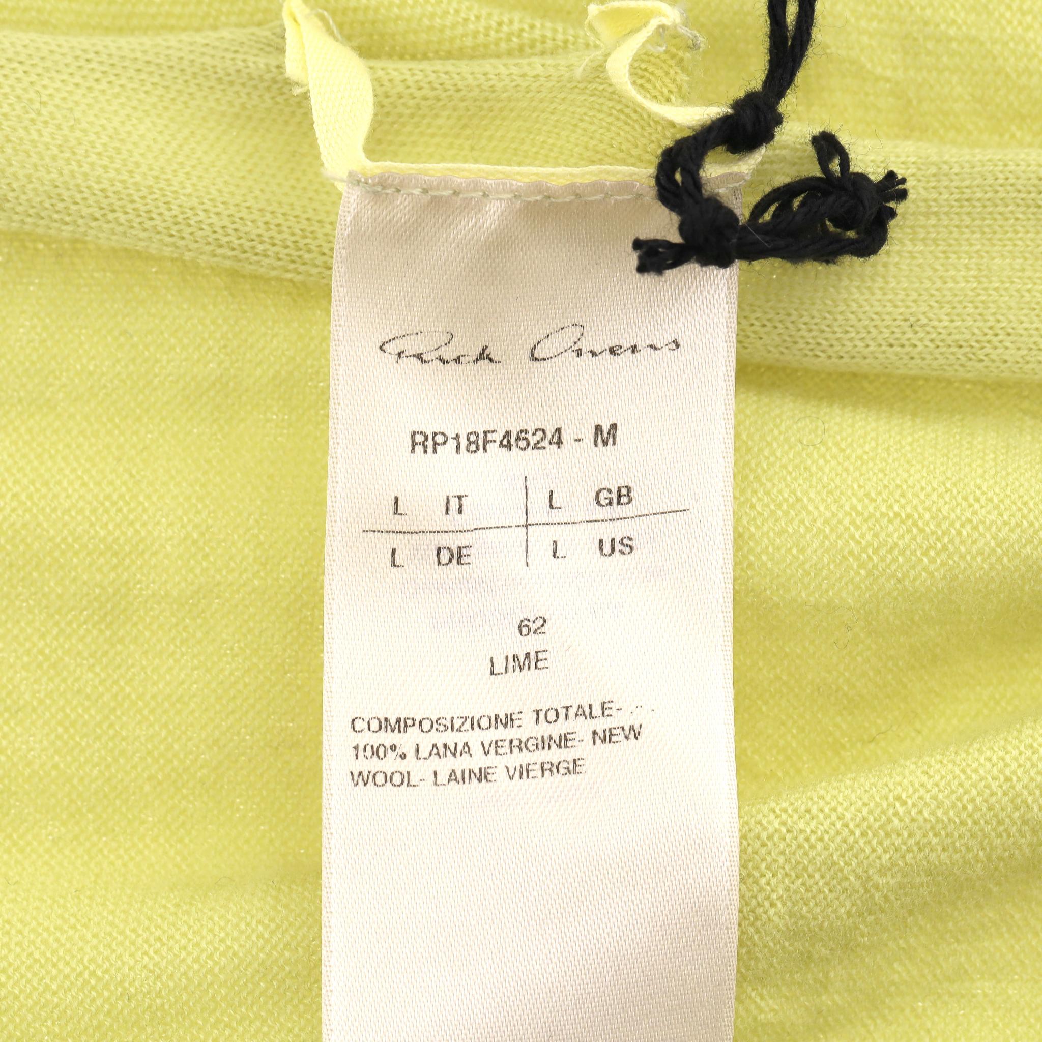 Jersey de lana con cuello mao Rick Owens en venta 2