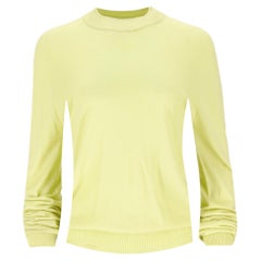 Used Rick Owens Mock Neck Wool Sweater