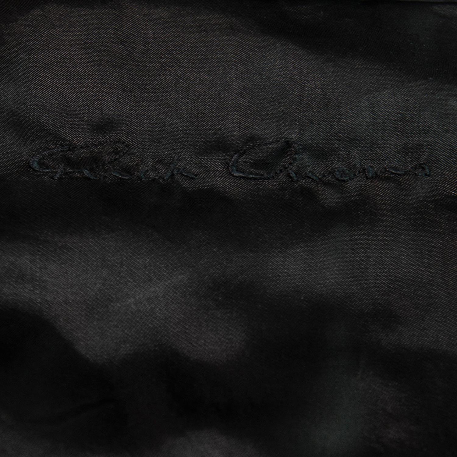 RICK OWENS Naska Leather Avant Garde Biker Jacket 4