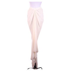 Rick Owens Naska SS12 Silk Long Skirt