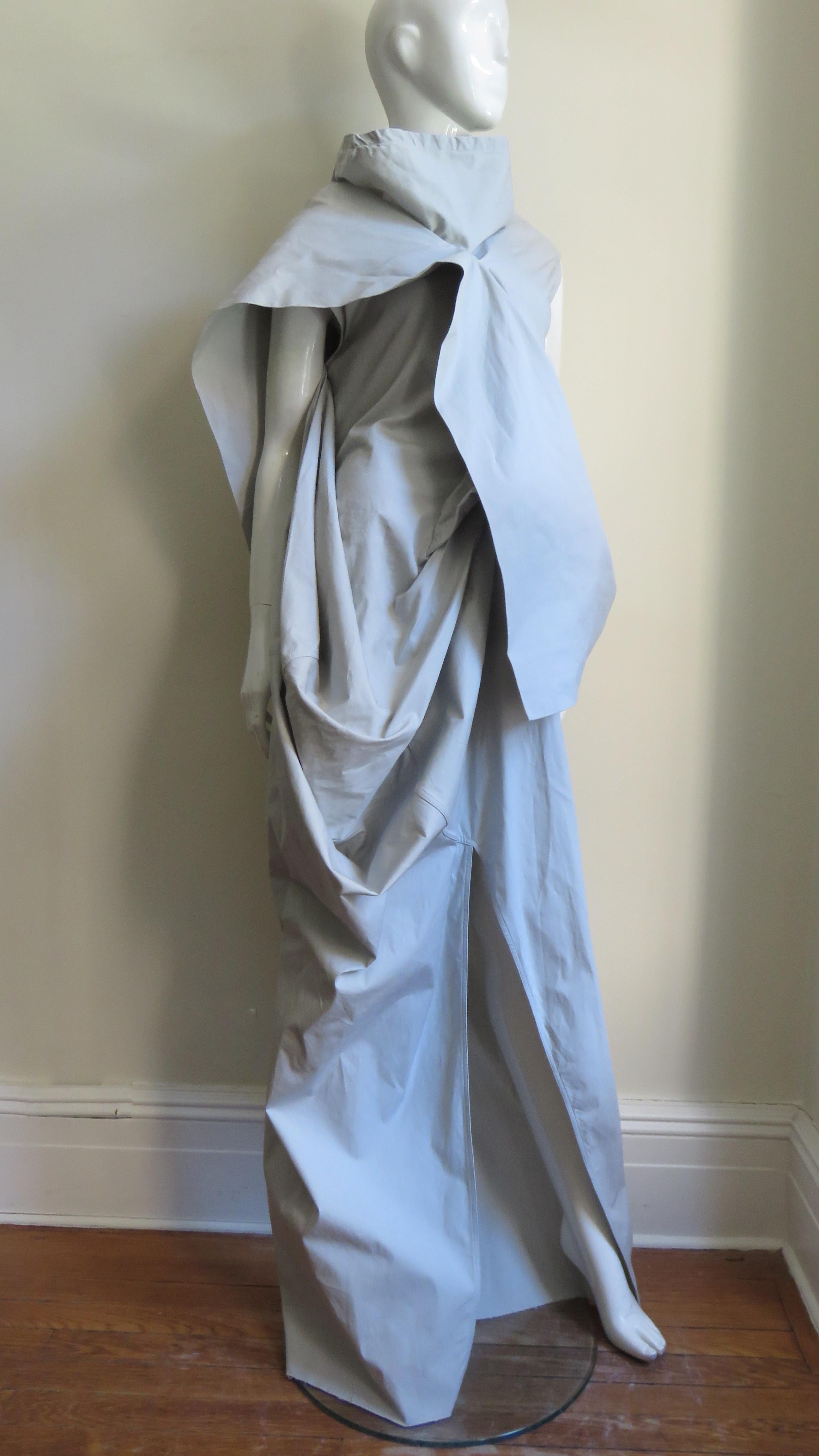 Rick Owens New Sculptural Walrus Maxi Dress 3