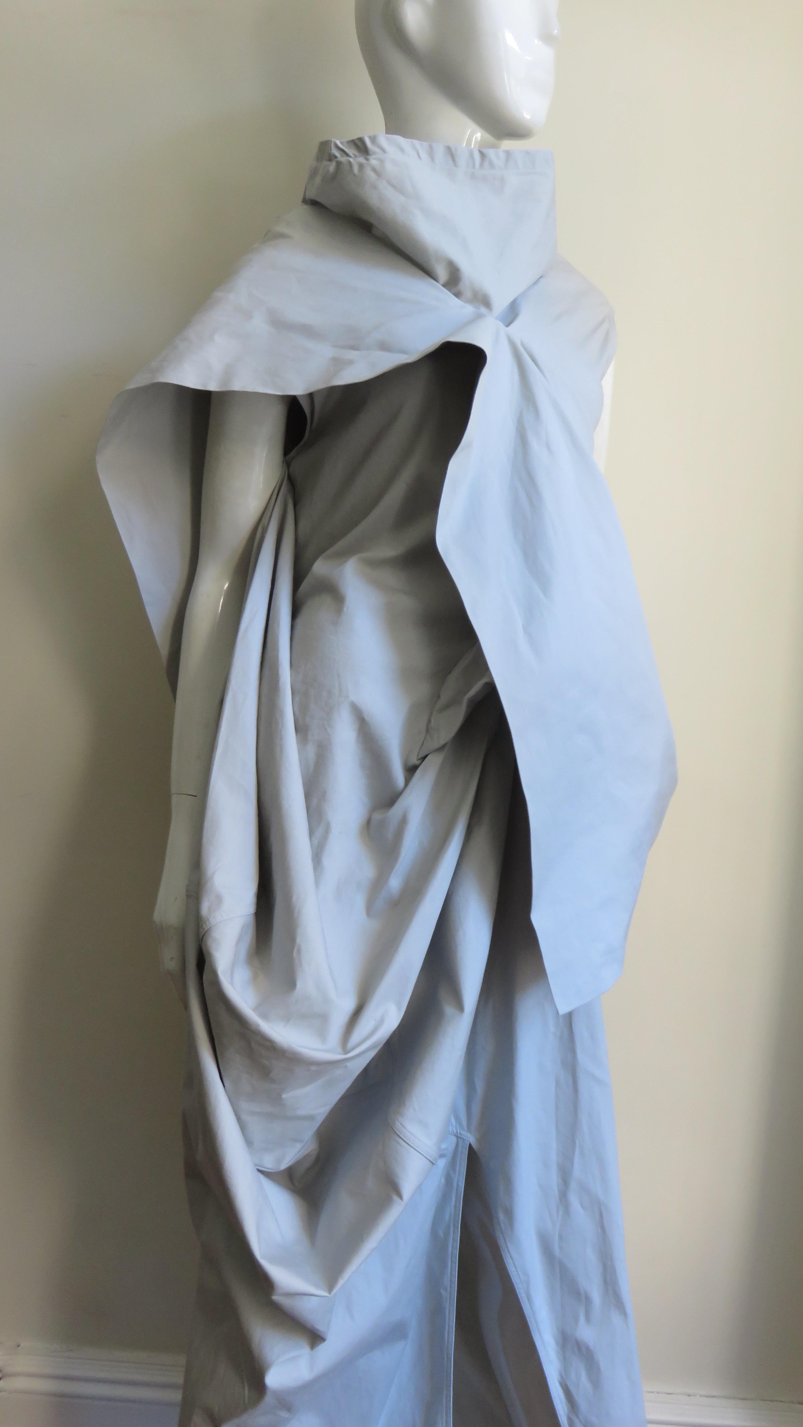 Rick Owens New Sculptural Walrus Maxi Dress 5