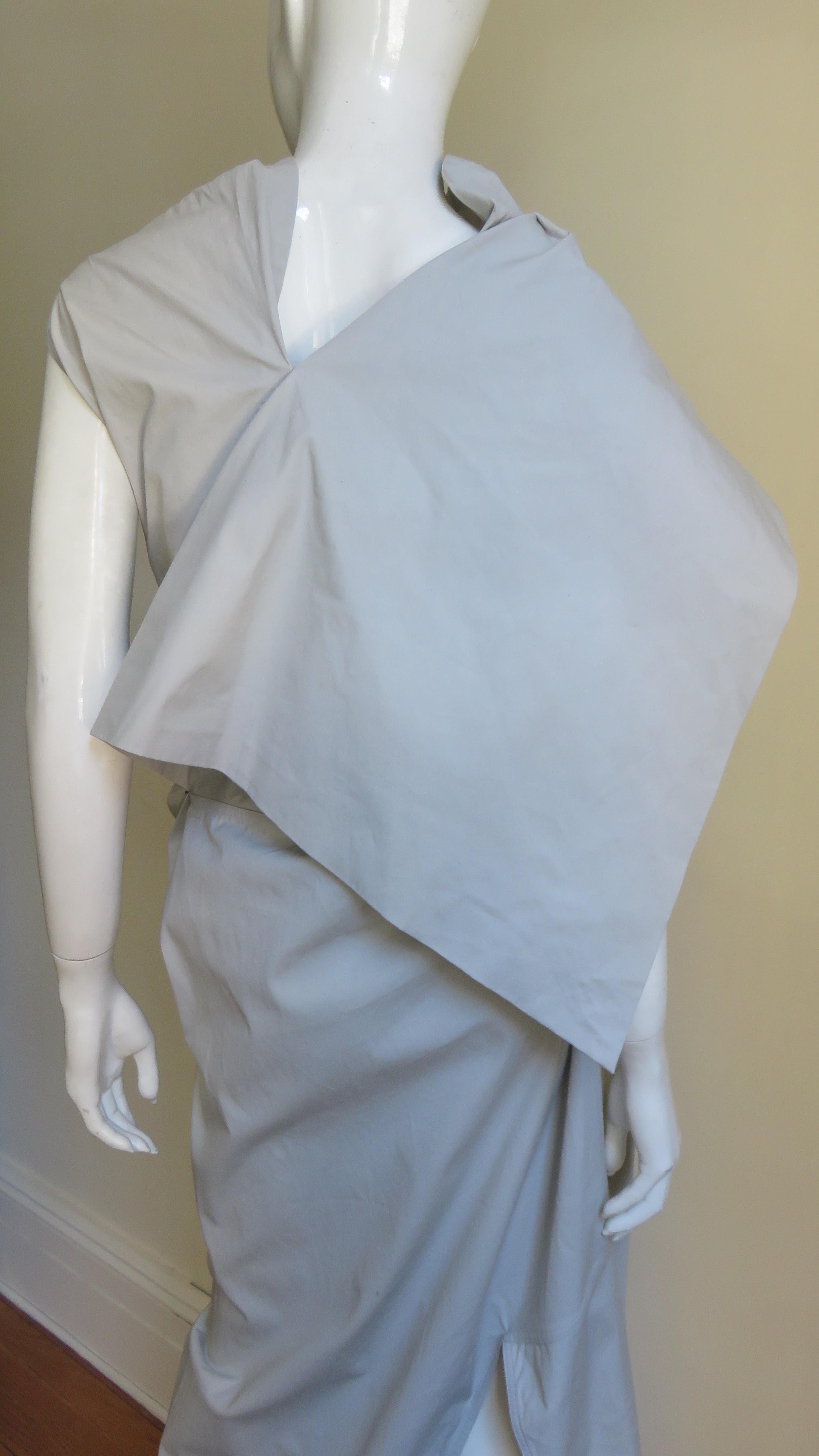 Rick Owens New Sculptural Walrus Maxi Dress 7