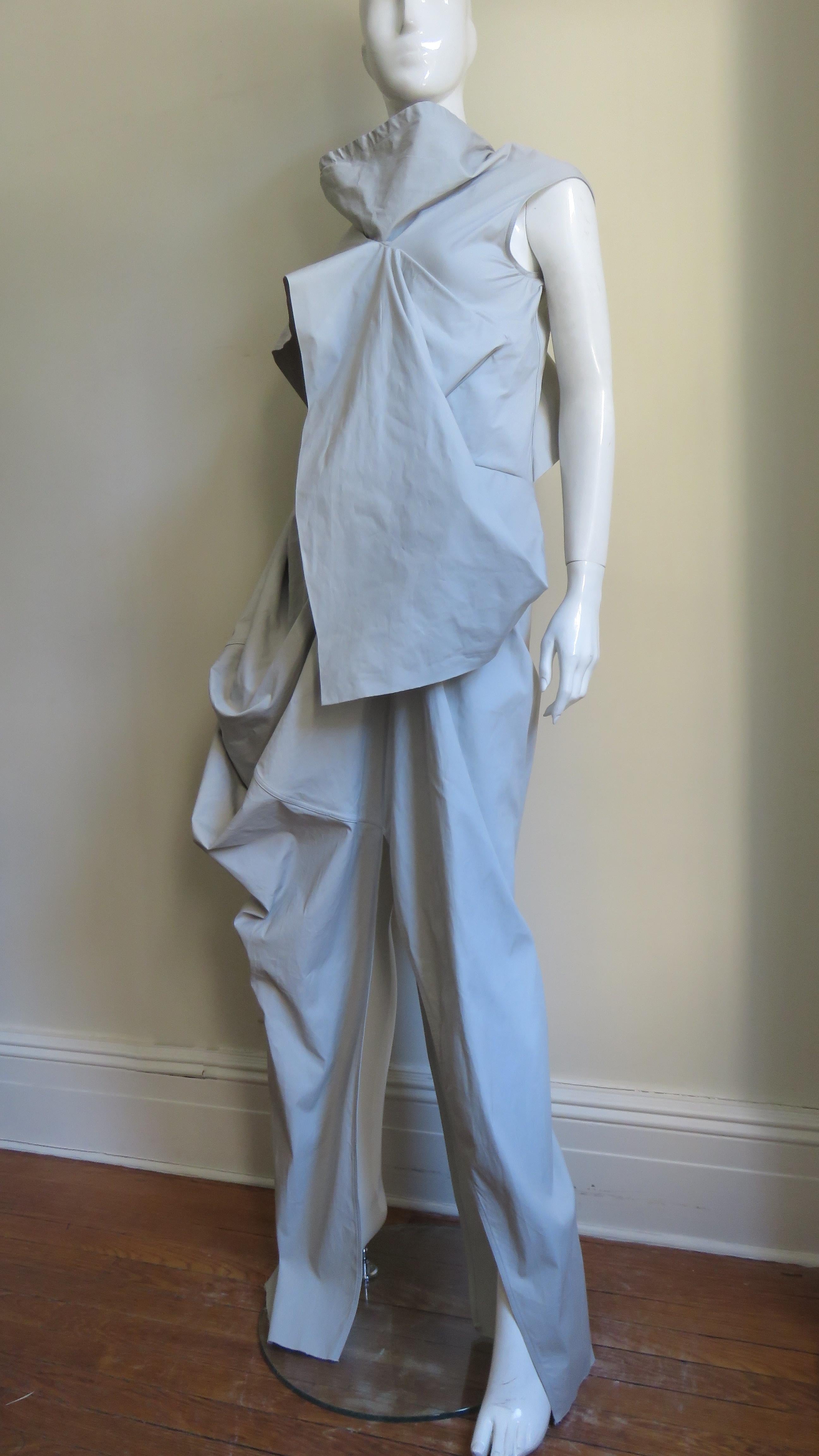 rick owens blue dress