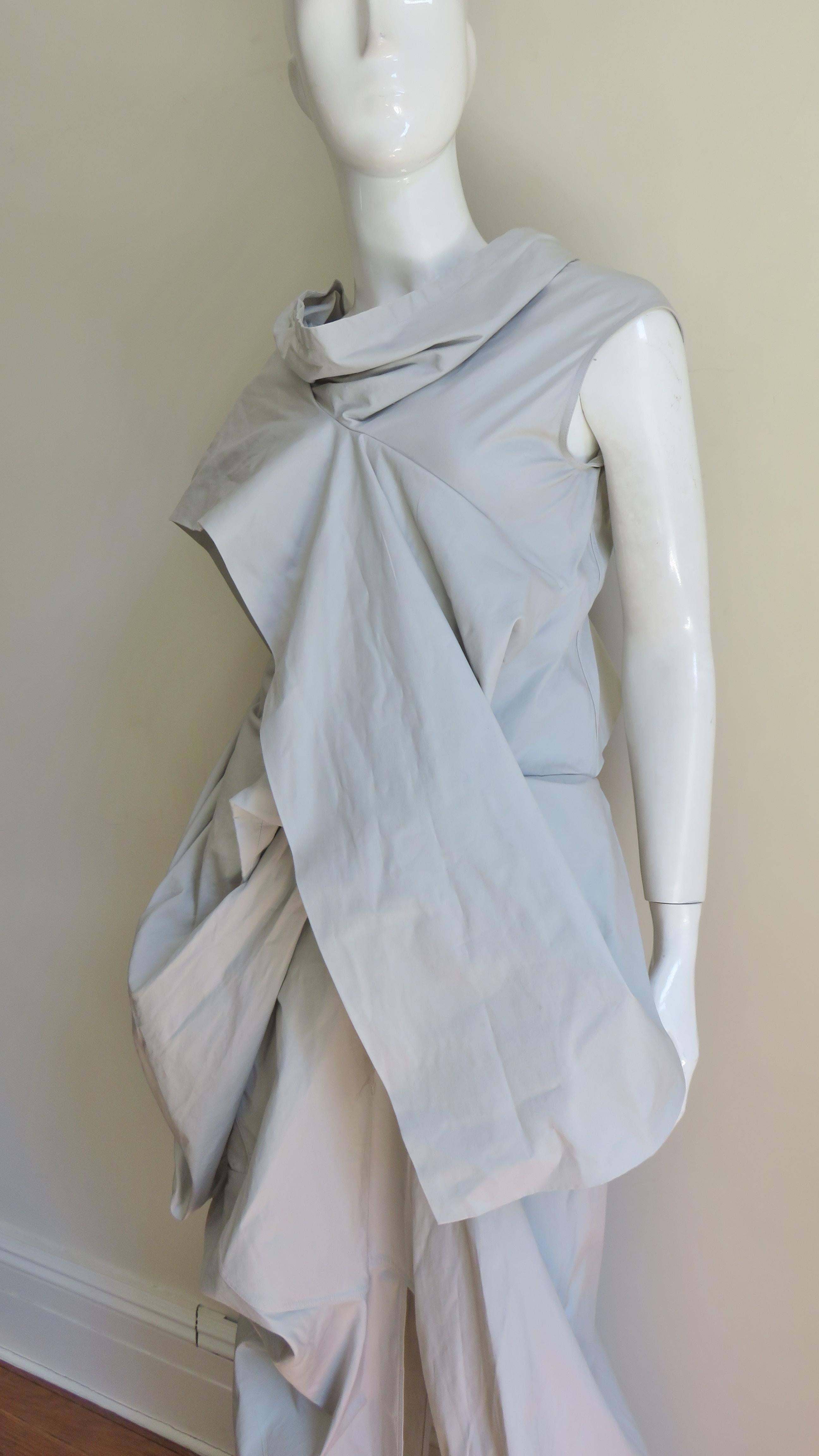 Women's Rick Owens New Sculptural Walrus Maxi Dress