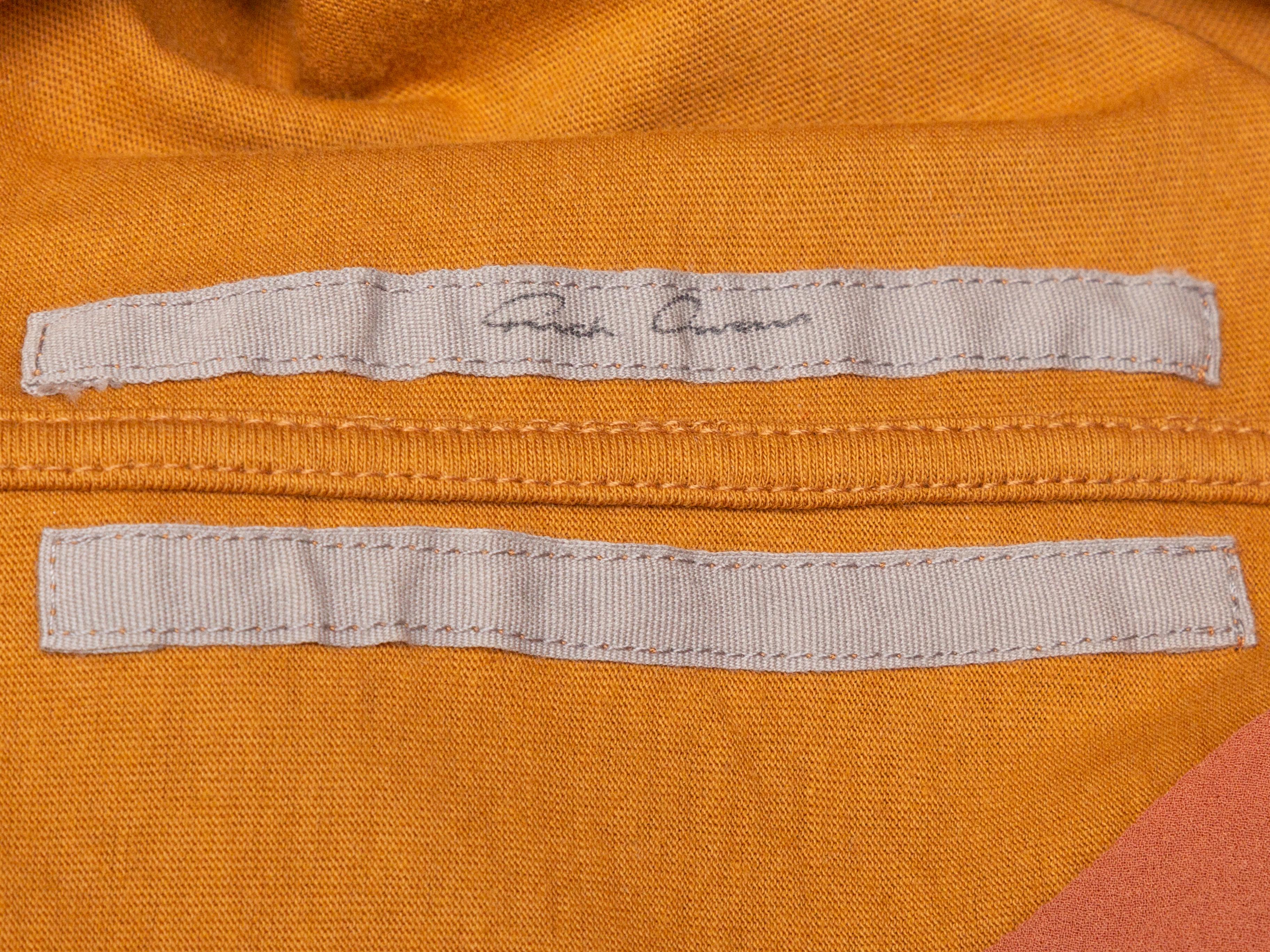 orange cowl neck sweater