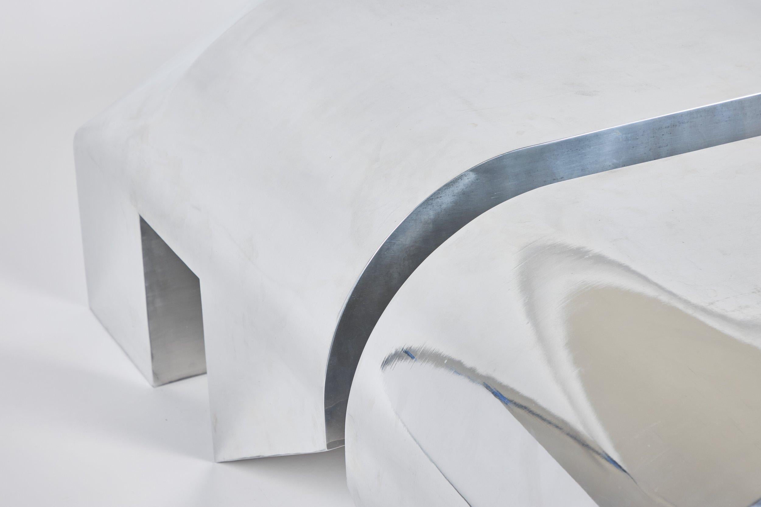 Tables à pinces en aluminium de Rick Owens en vente 2