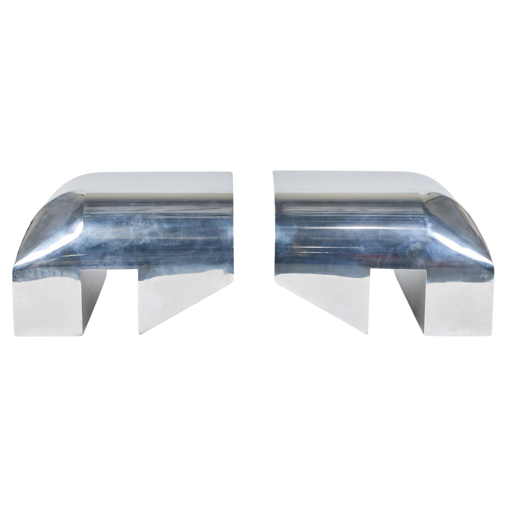 Rick Owens Prong Aluminum Tables