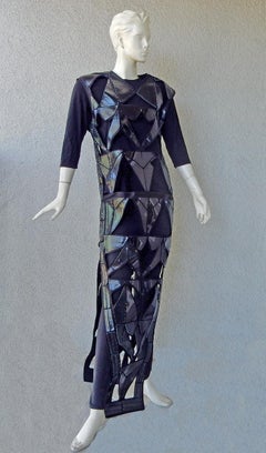 Rick Owens Ricamoto Vestido Túnica Corte Láser NWT