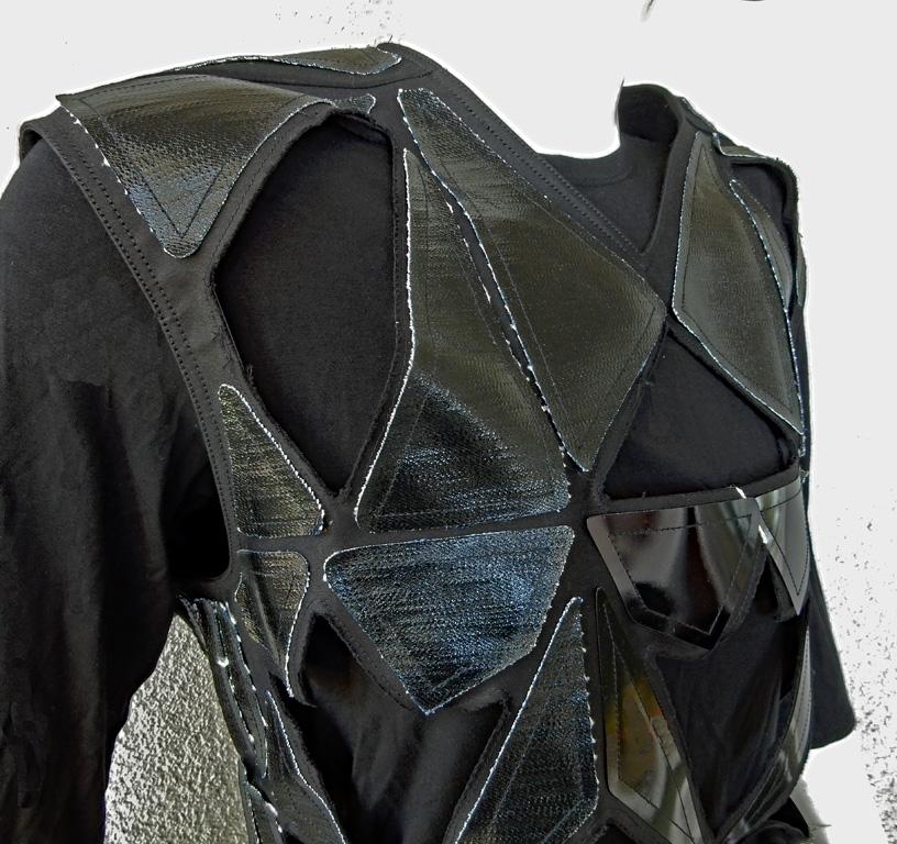Rick Owens Ricamoto Laser Cut Tunic Dress  NWT In New Condition For Sale In Los Angeles, CA