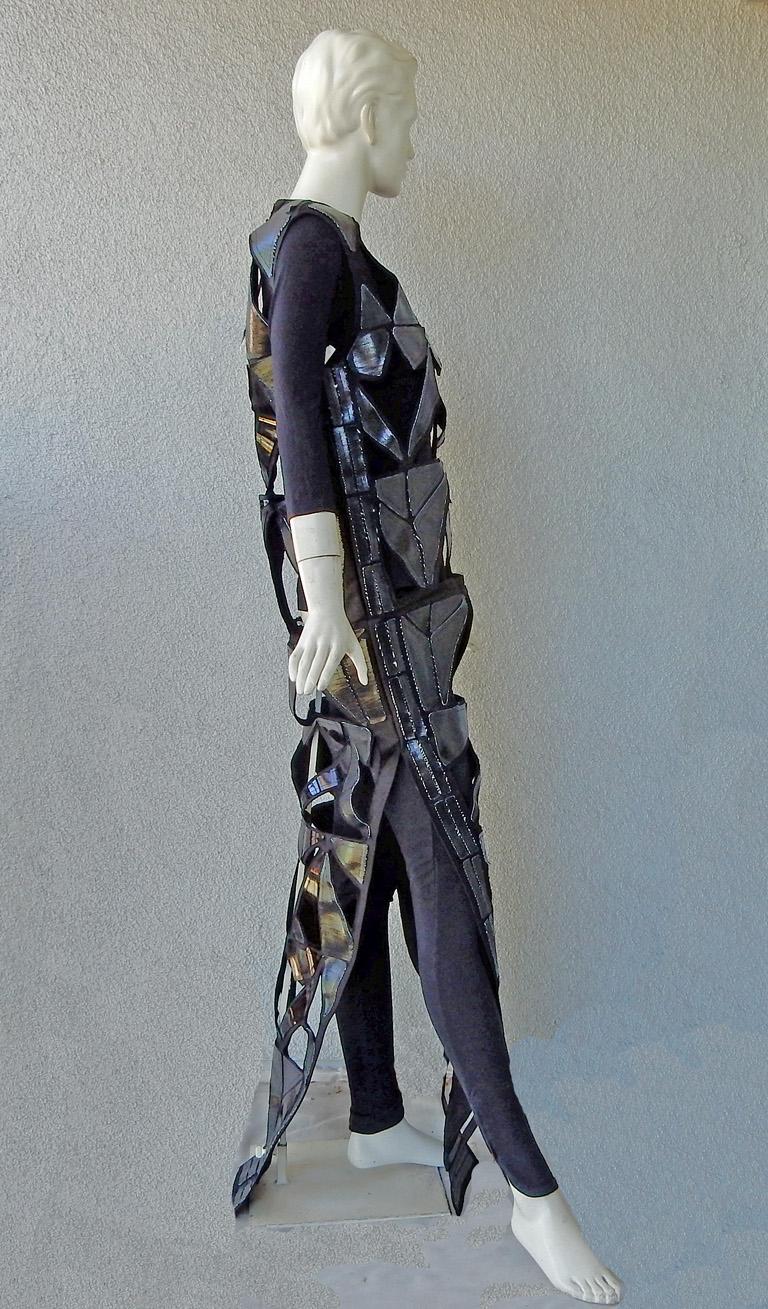 Rick Owens Ricamoto Laser Cut Tunic Dress  NWT For Sale 1