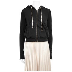 Used Rick Owens Rick Owens DRKSHDW Black Zip Hooded Jacket Size M