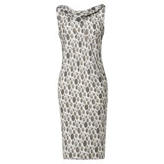 Rick Owens S/S 2011 Silk Printed Polka Dot Midi Dress