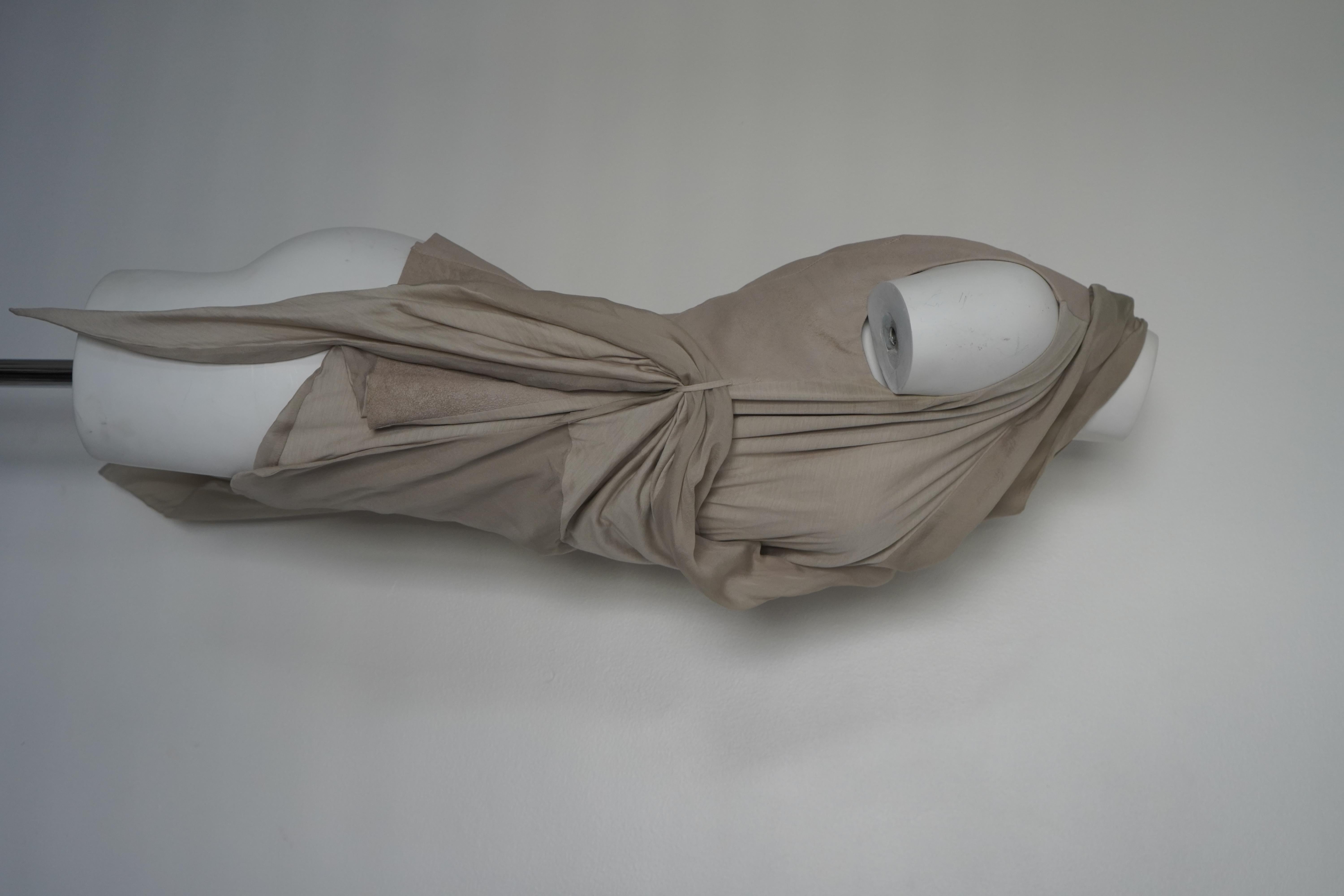 Tunique drapée asymétrique Rick Owens Pour femmes en vente