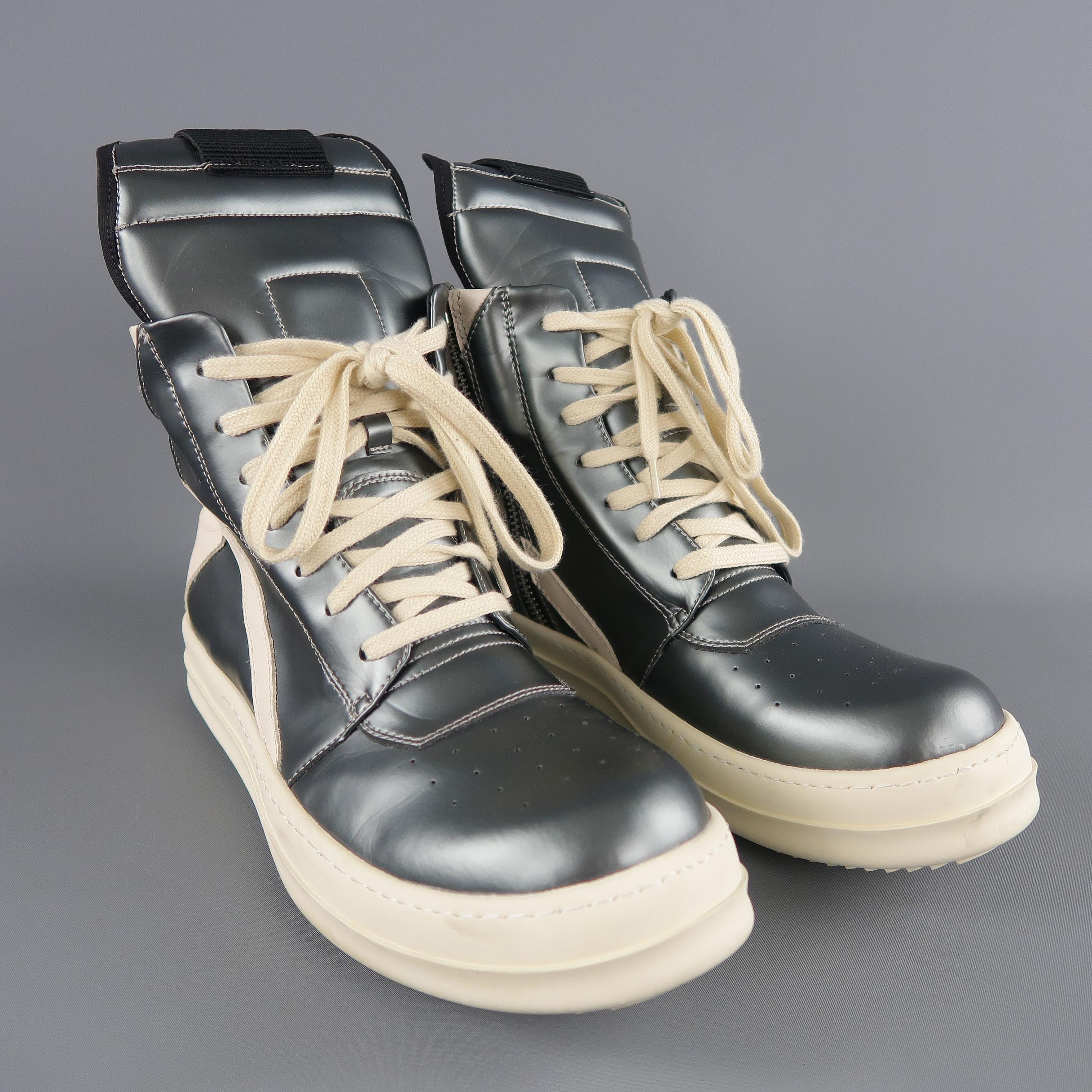 rick owens metallic shoes
