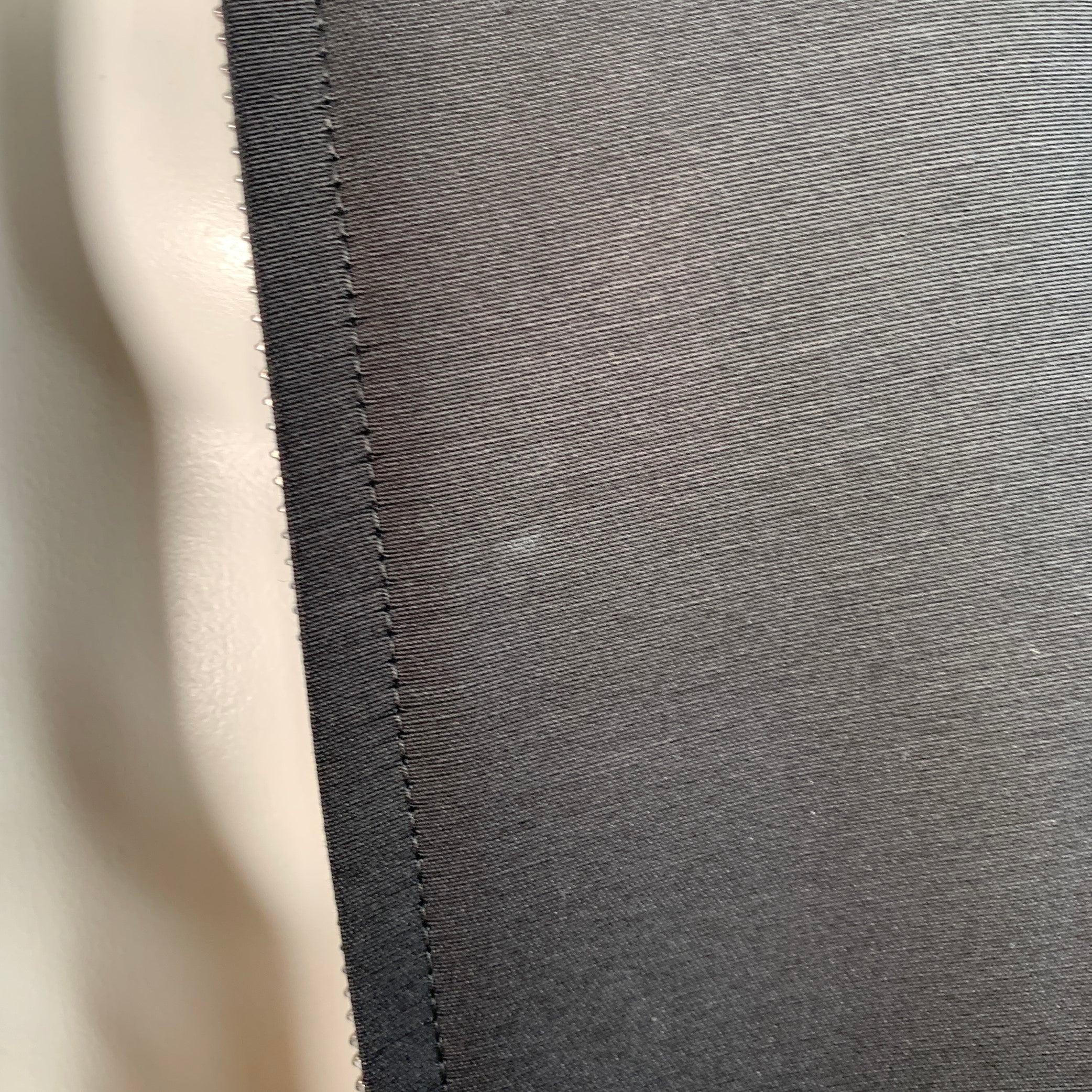 RICK OWENS Size 38 Black Cotton Blend Blouson Zip Up Jacket For Sale 1