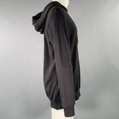 RICK OWENS Size S Black Cotton Polyester Hoodie Sweatshirt