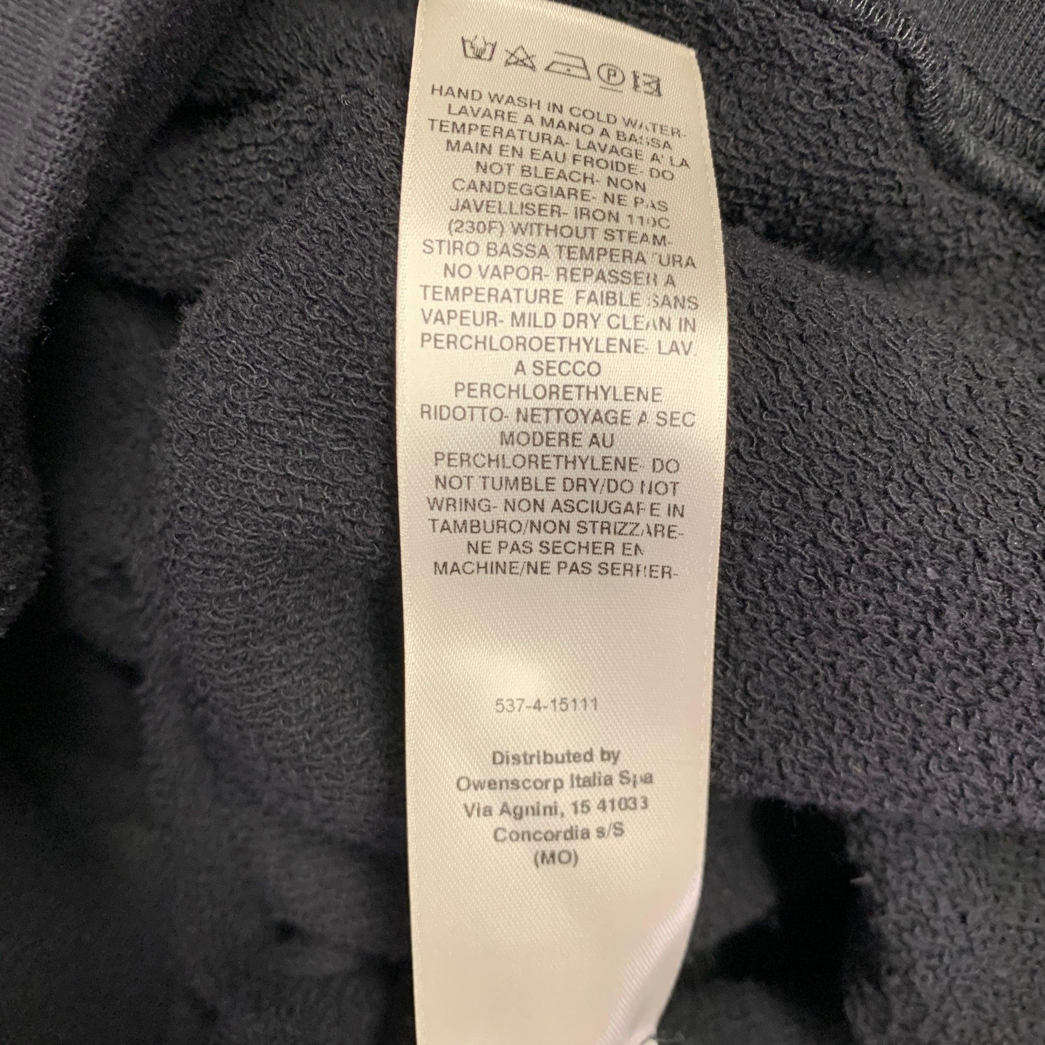 RICK OWENS Size S Black Cotton Polyester Hoodie Sweatshirt For Sale 3