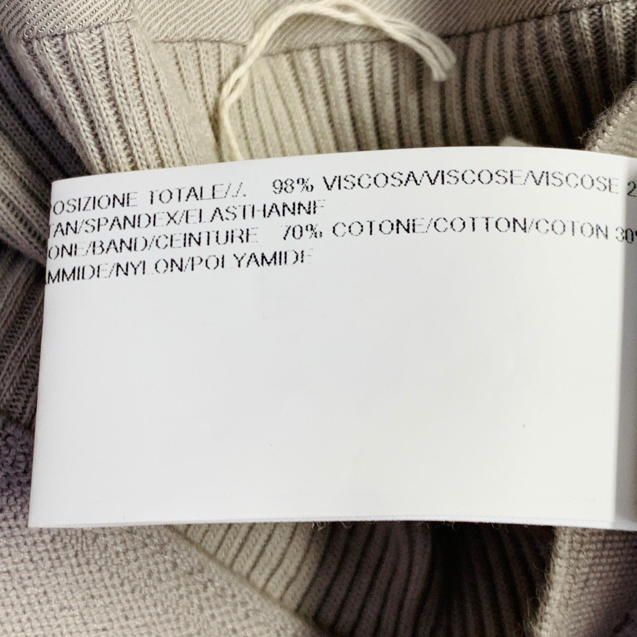 RICK OWENS SS16 Size 6 Cyclops Green Sage Viscose Blend Asymmetrical Long Skirt For Sale 2