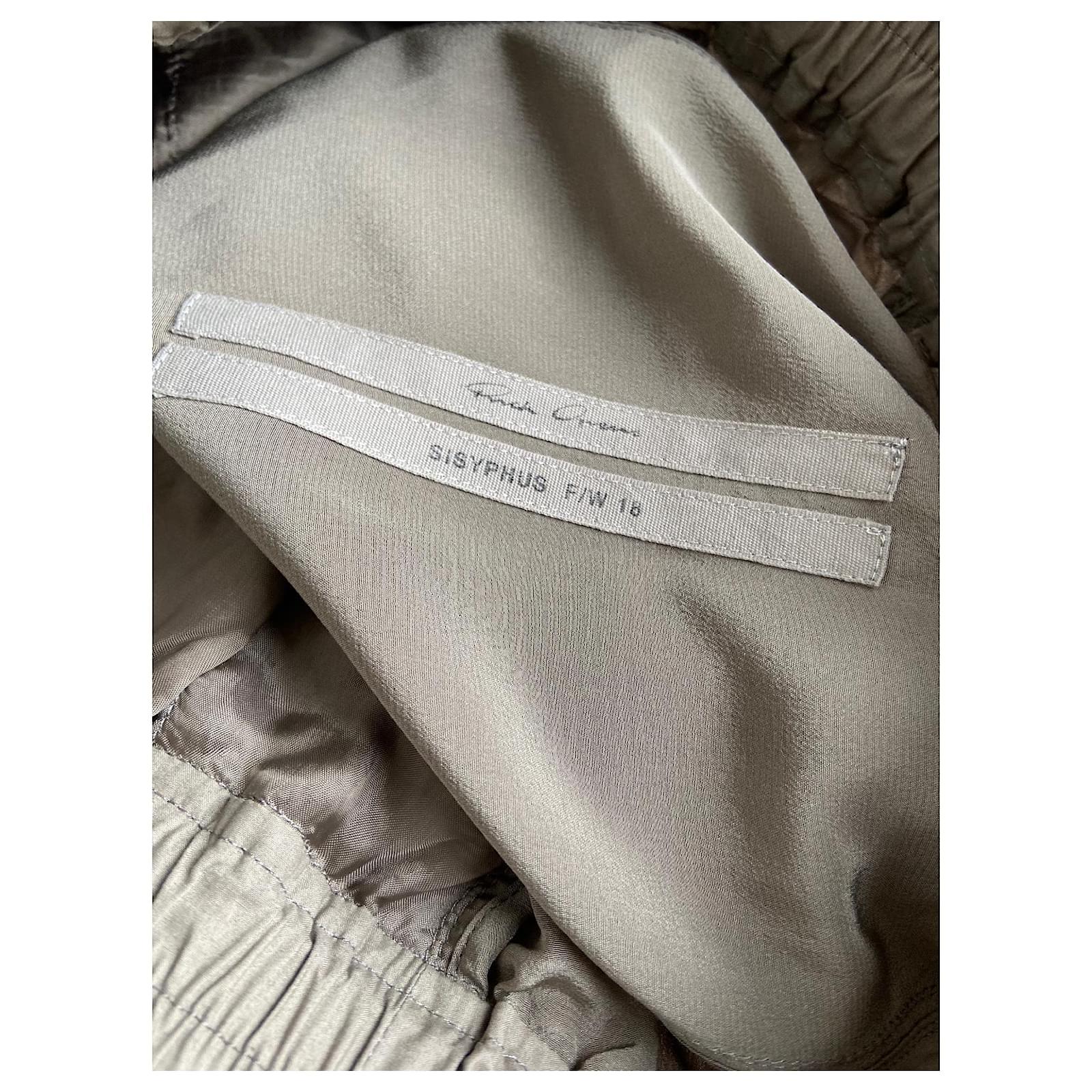Rick Owens SS18 Sisyphus Dust Silk Pods Shorts 1