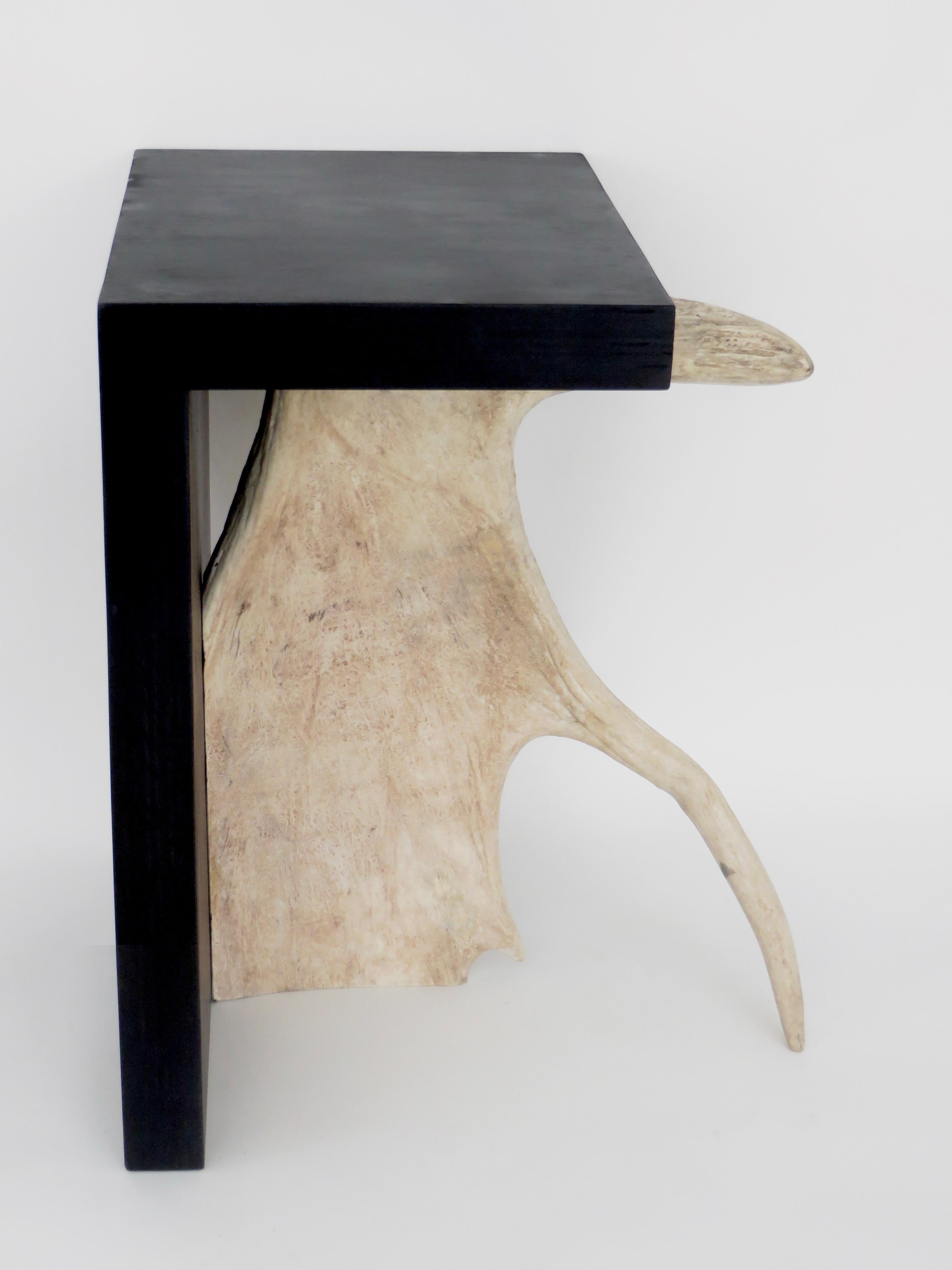 Rick Owens Stag T Stool in Black Stained Wood 2