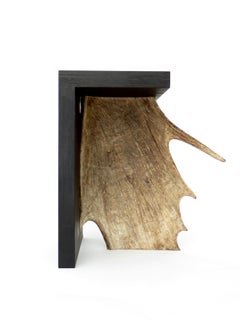 Rick Owens Stag T Stool in Black Stained Wood
