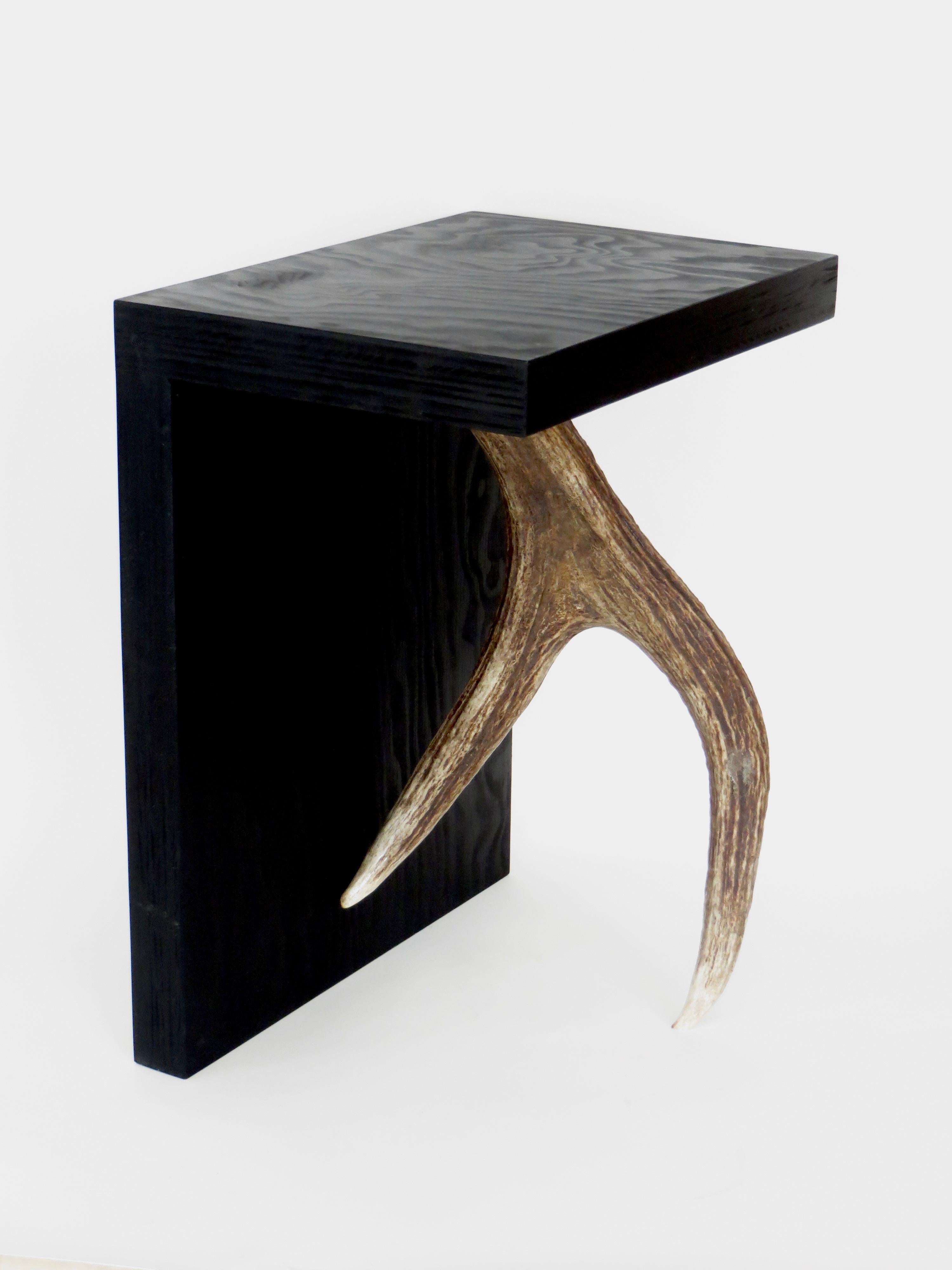 Rick Owens Stag T-Stool in Black Stained Wood 1