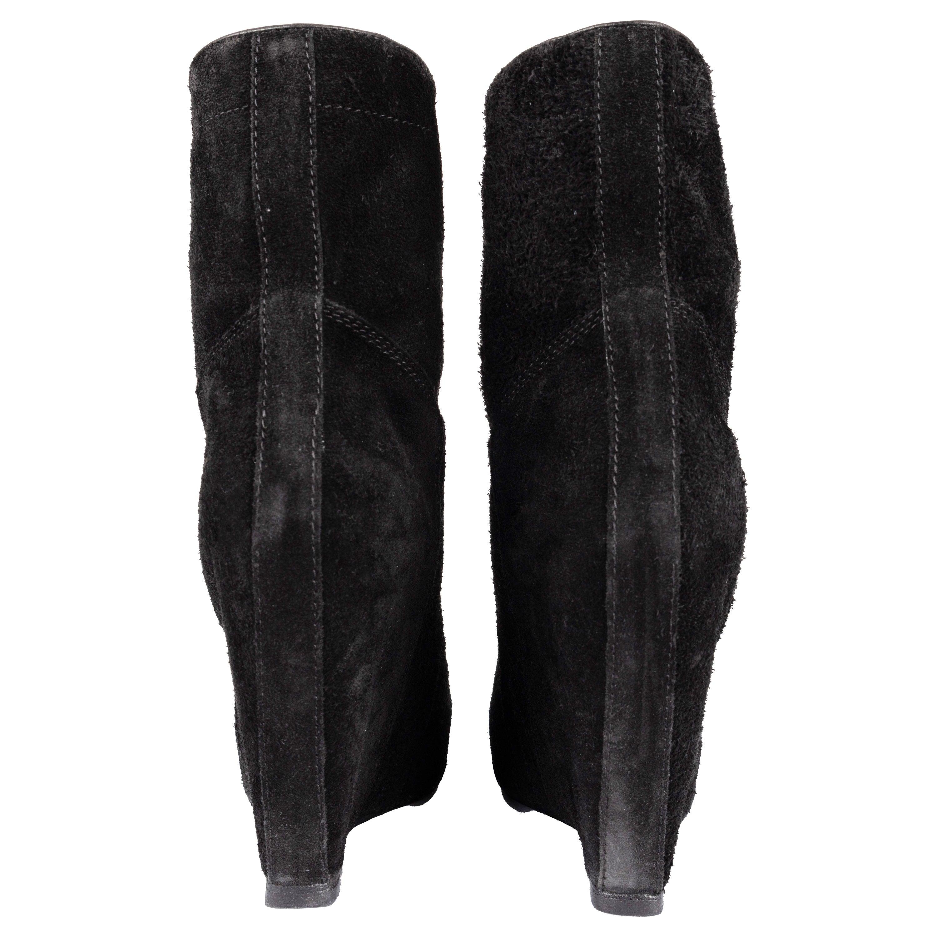 Rick Owens Suede Ankle Boots - '00s In Good Condition In Milano, IT