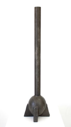 Rick Owens Vaso in bronzo fuso a collo di cigno Patina di nitrato