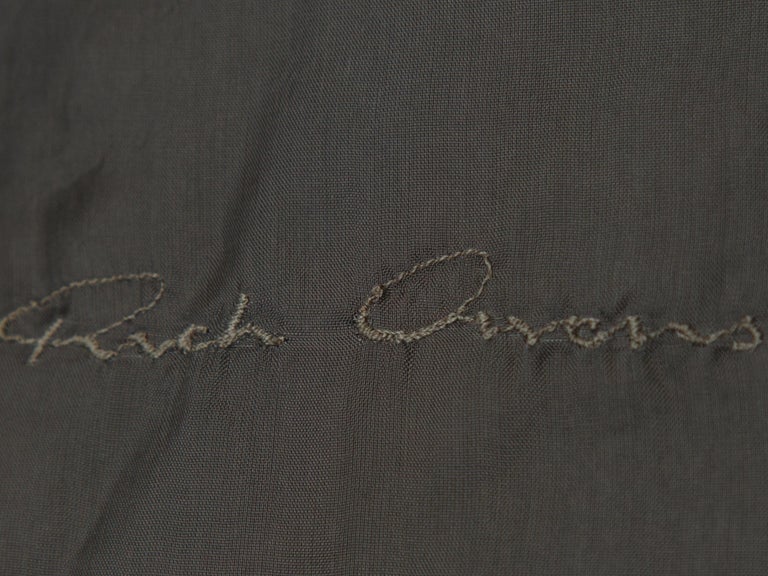 Rick Owens Taupe Cashmere Jacket at 1stDibs