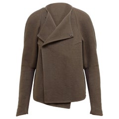 Rick Owens Taupe Cashmere Jacket