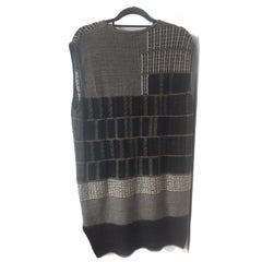 Rick Owens Herren Kaschmir Patchwork Tunika-Weste, FW2014 ca., aus Kollektion