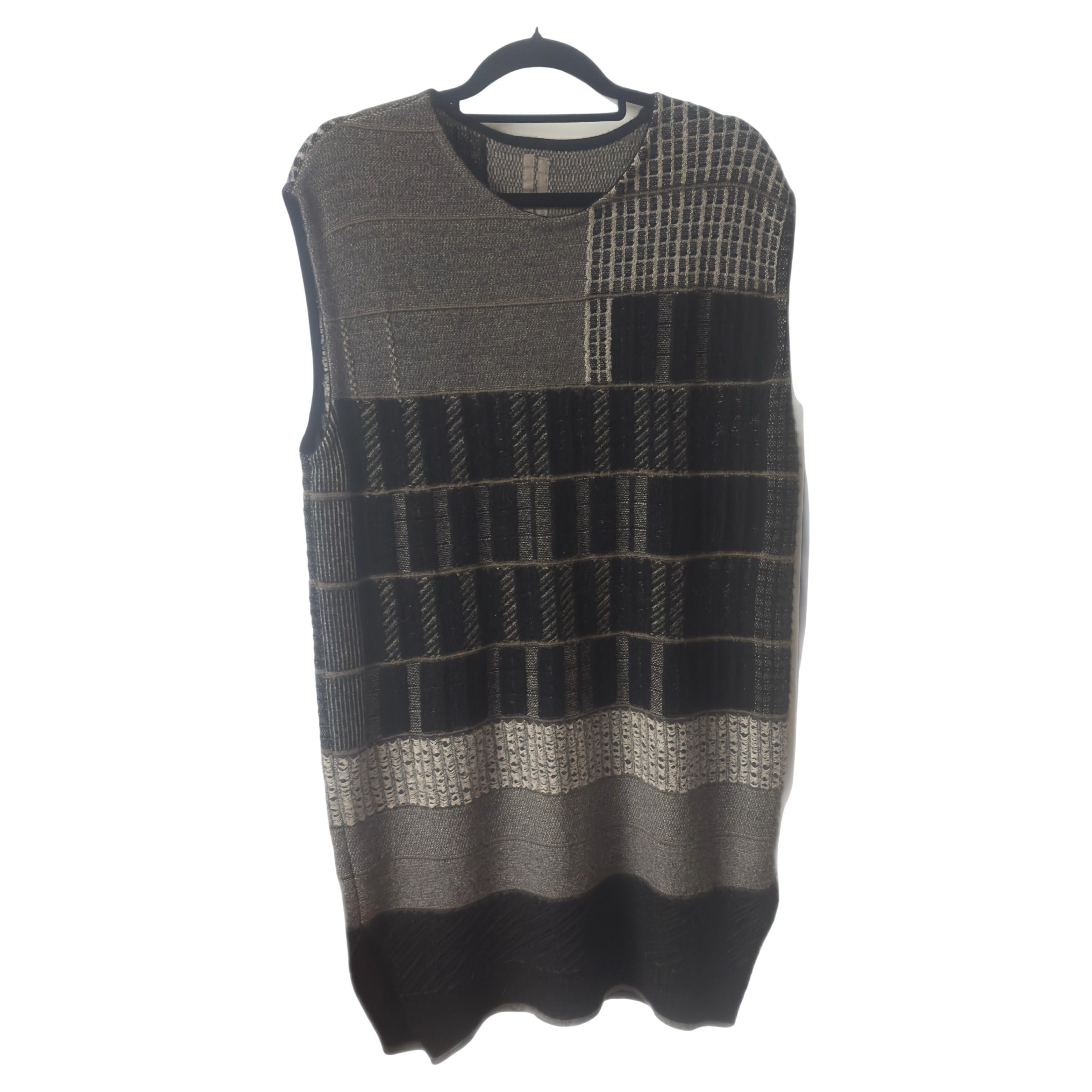 Rick Owens Men's - Cashmere Patchwork Tunic Vest, FW2014 approx., Collectible