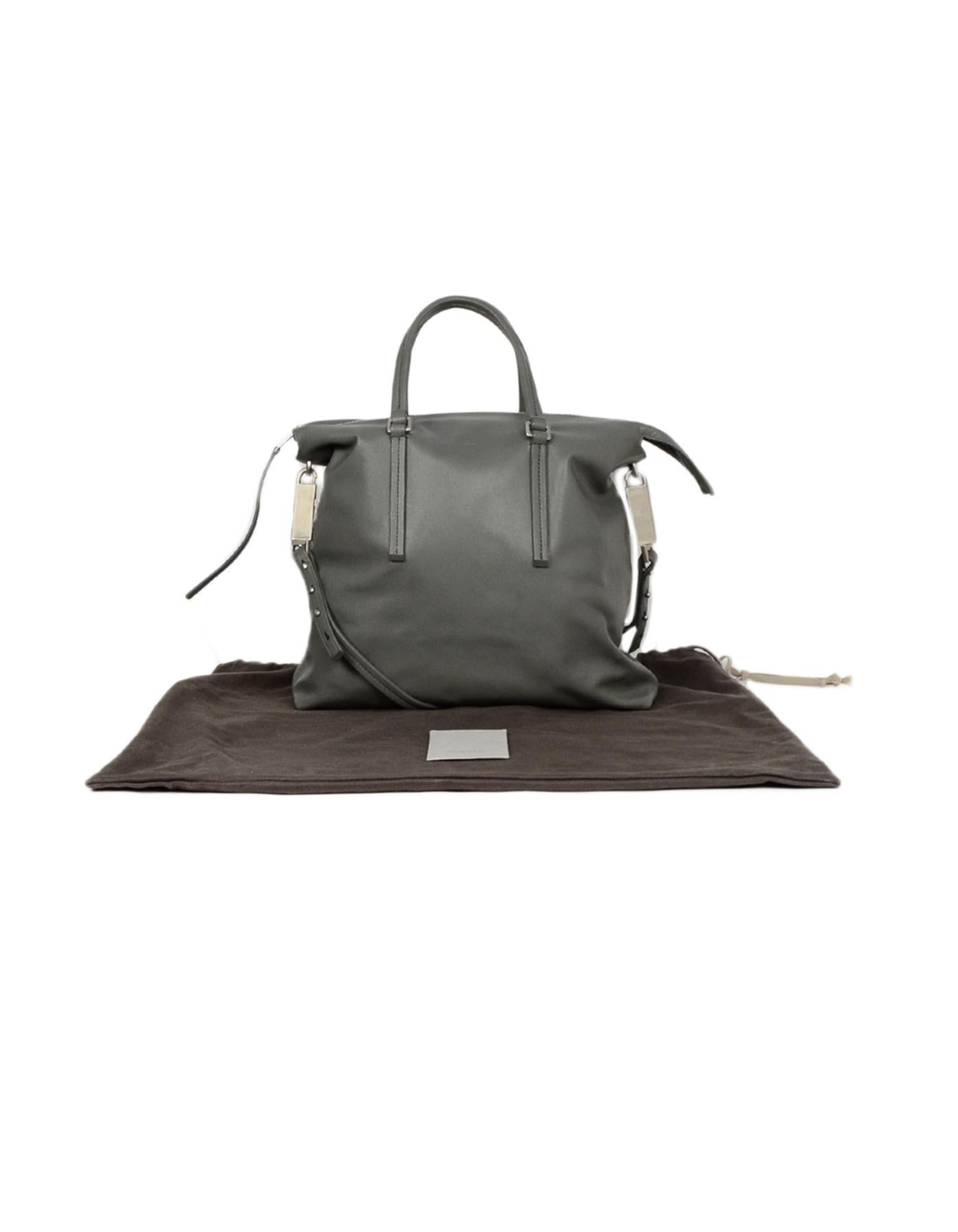 Rick Owens Walrus Grey Leather Tote Bag rt $1, 495 4