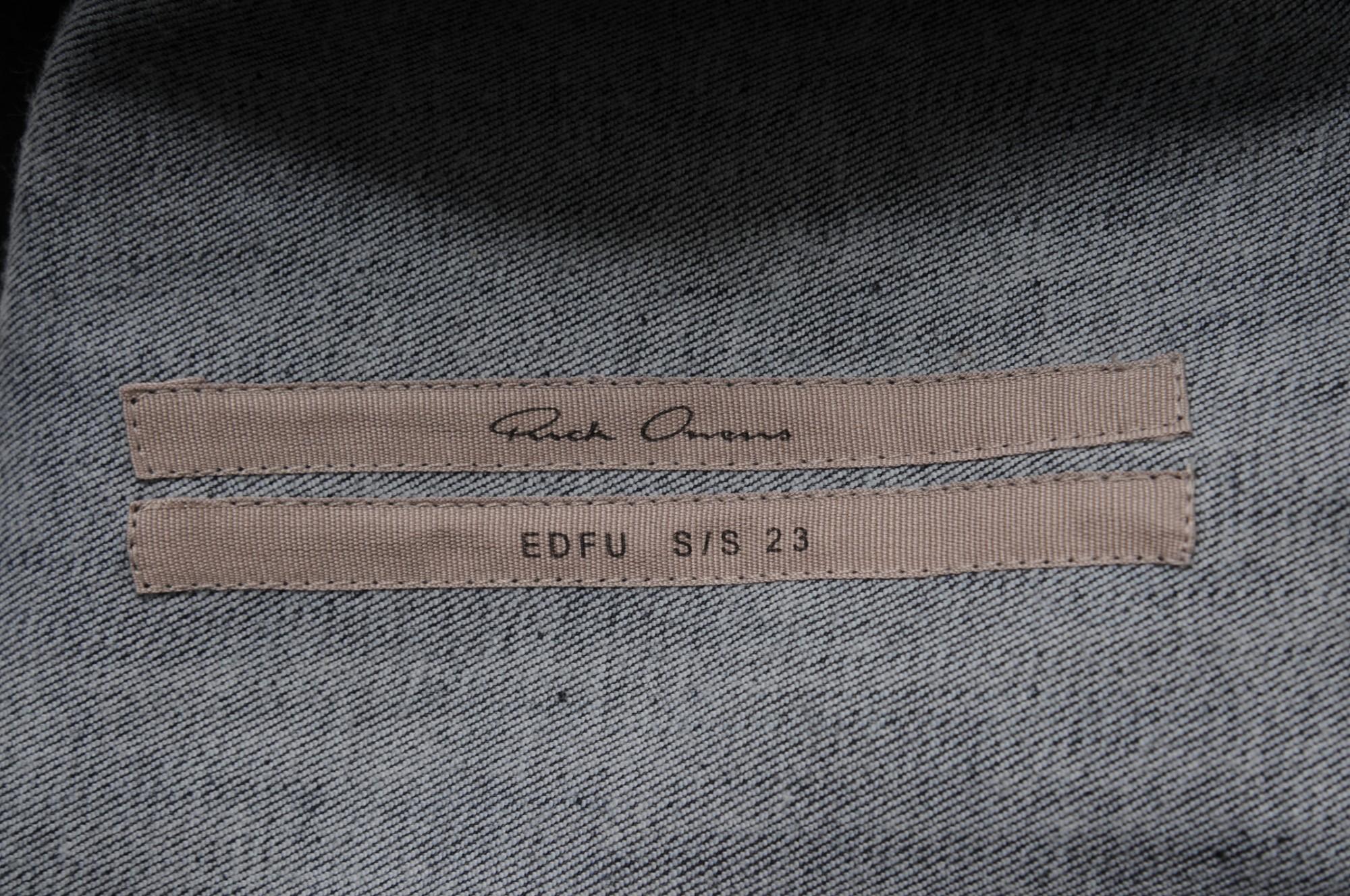 Rick Owens Donna Maxi Gonna Edfu Taglia IT 42 US 10 Nero Cotone Cerato Stretch in vendita 6