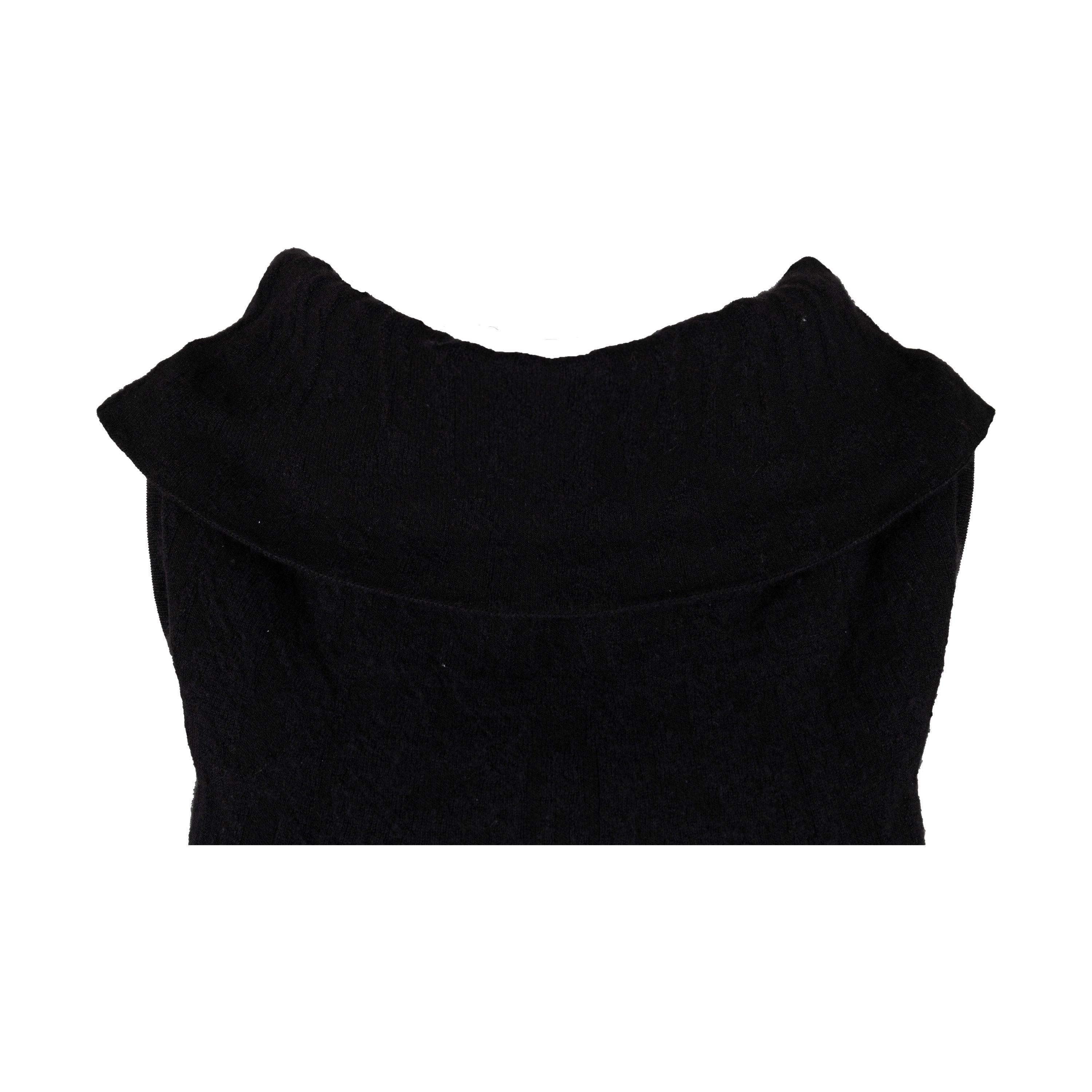 Rick Owens Wool Shift Dress - '10s In Good Condition For Sale In Milano, IT